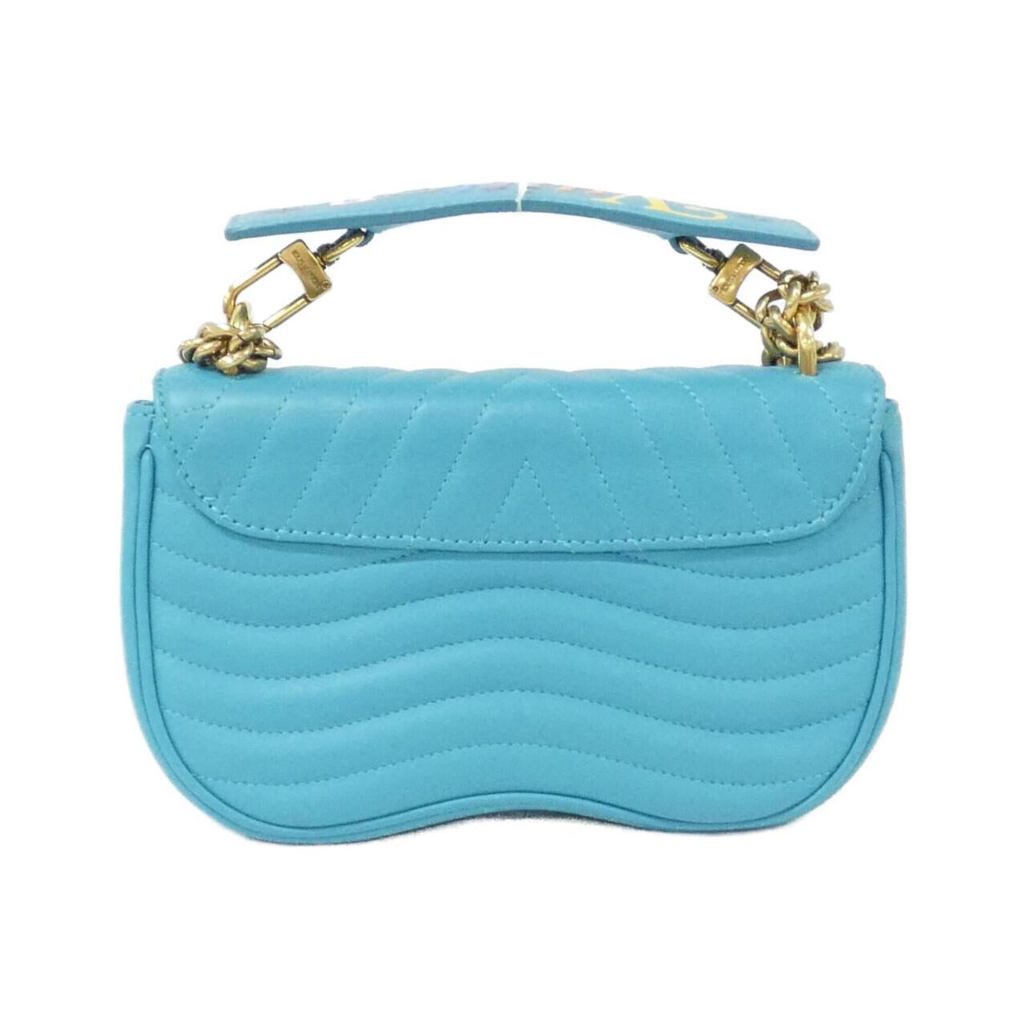 Louis Vuitton Green Leather Shoulder Bag (Pre-Owned)