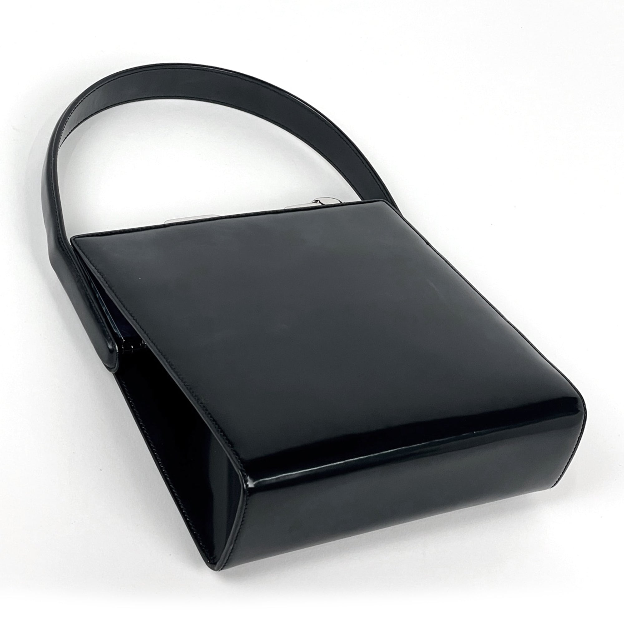 Cartier Black Leather Handbag (Pre-Owned)