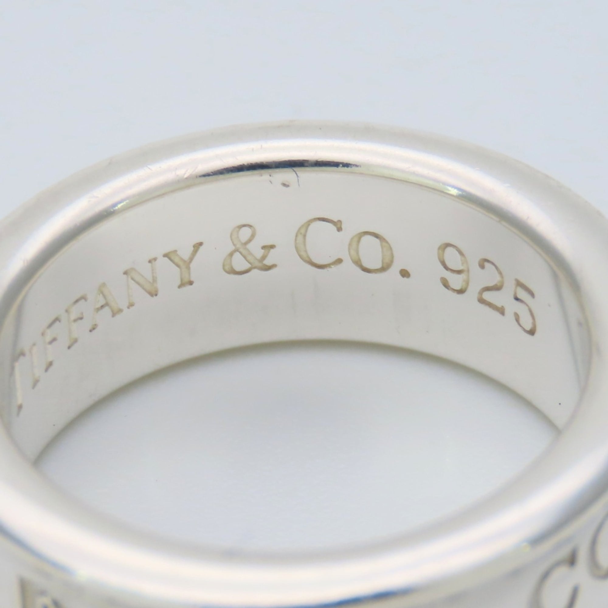 Tiffany Silver Silver 925 Band Ring (Pre-Owned)