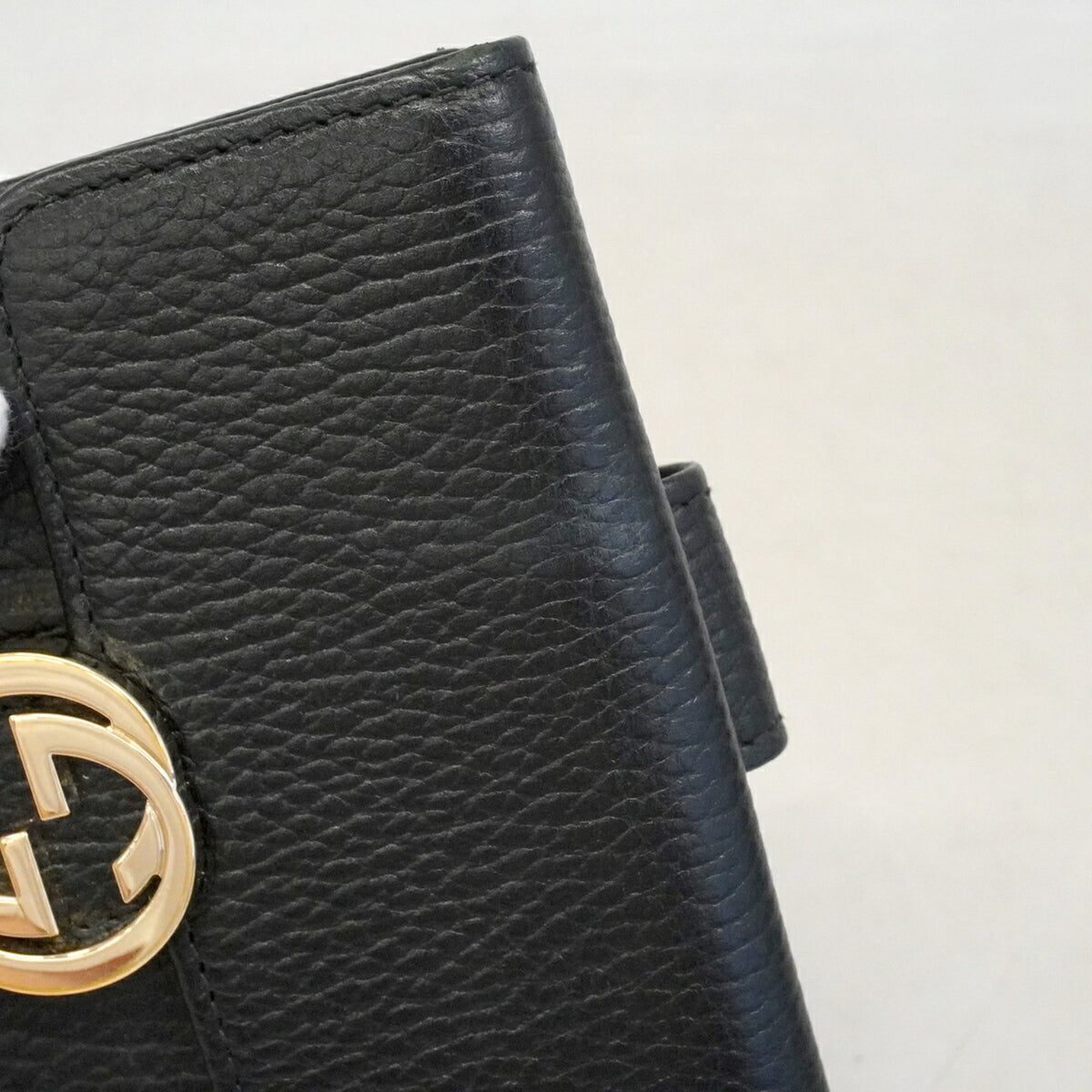 Gucci Black Leather Wallet (Bi-Fold) (Pre-Owned)