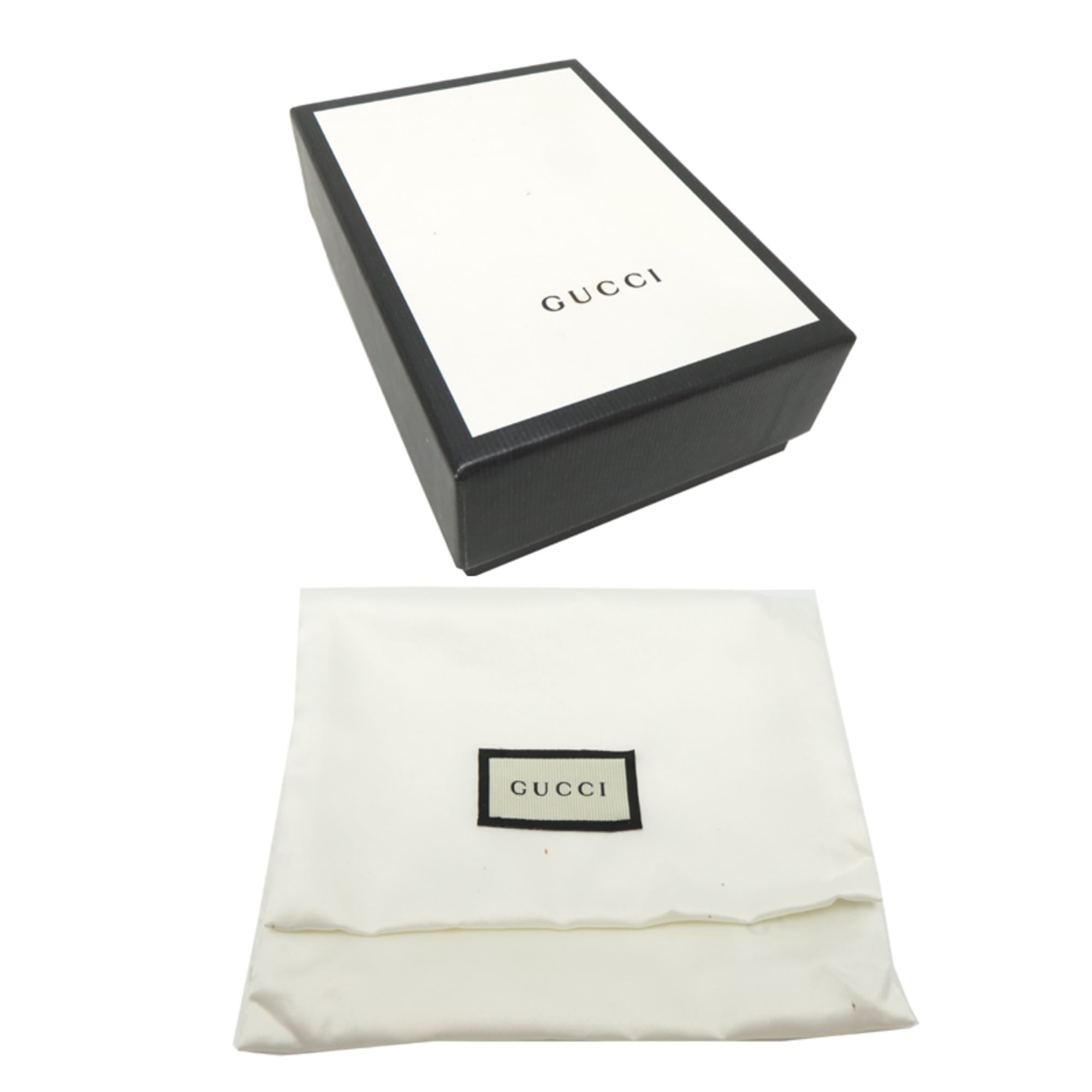Gucci Red Color Leather Wallet (Bi-Fold) (Pre-Owned)