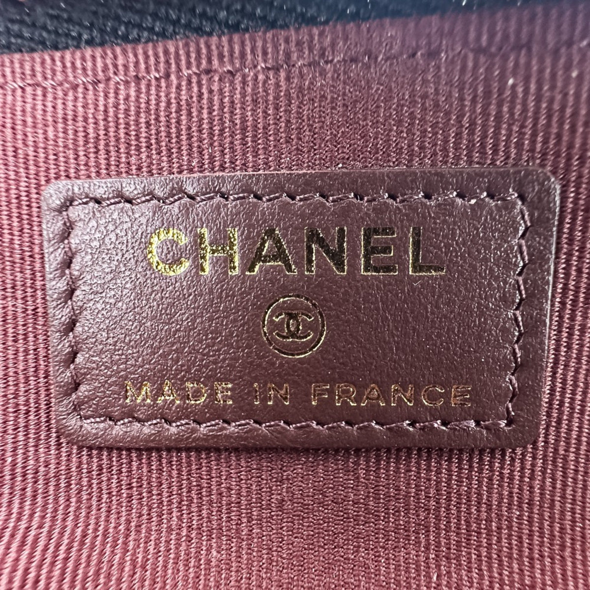 Chanel Black Grained Calfskin Coin Purse/Coin Case (Pre-Owned)