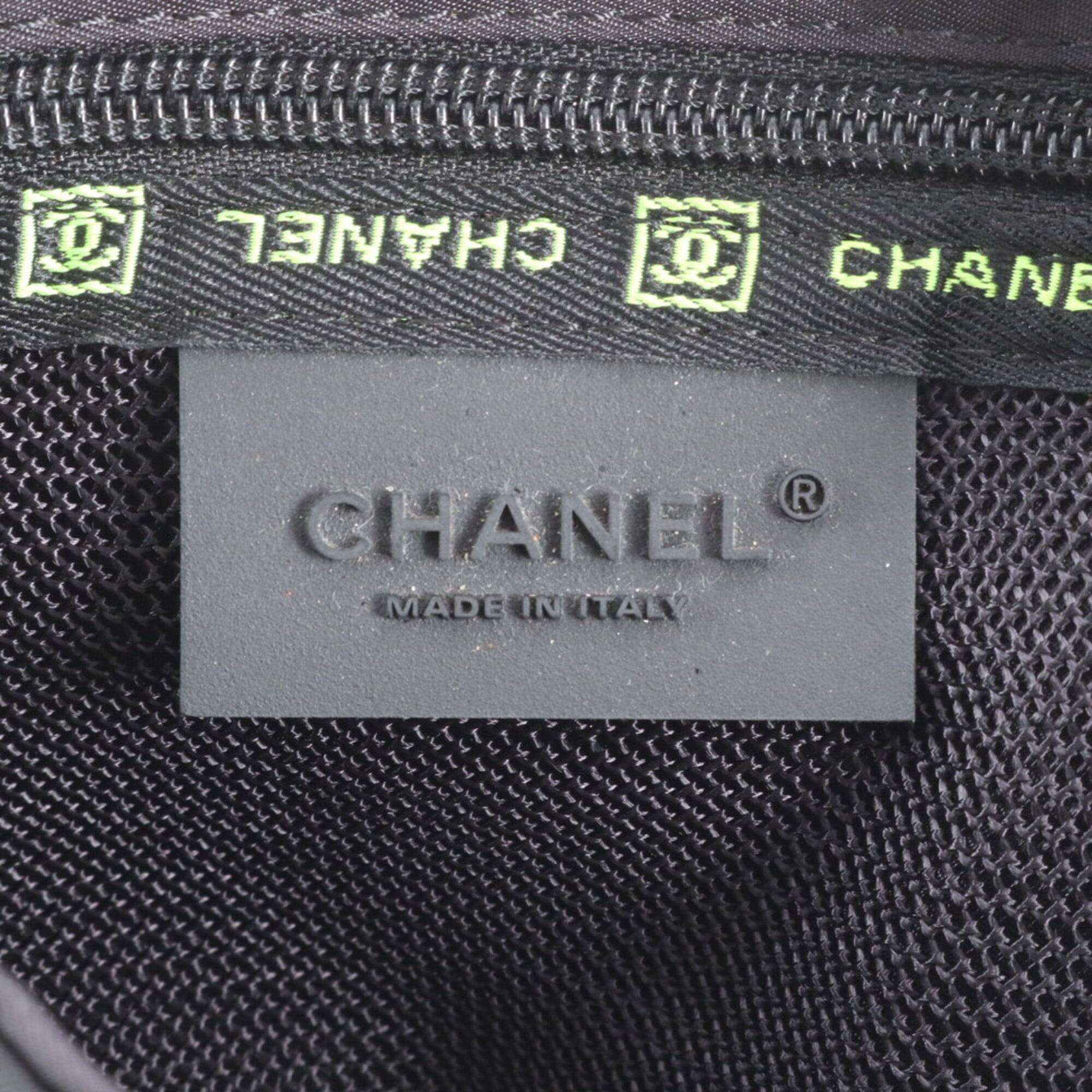 Chanel Sport Black Yellow Shoulder Bag (Pre-Owned)