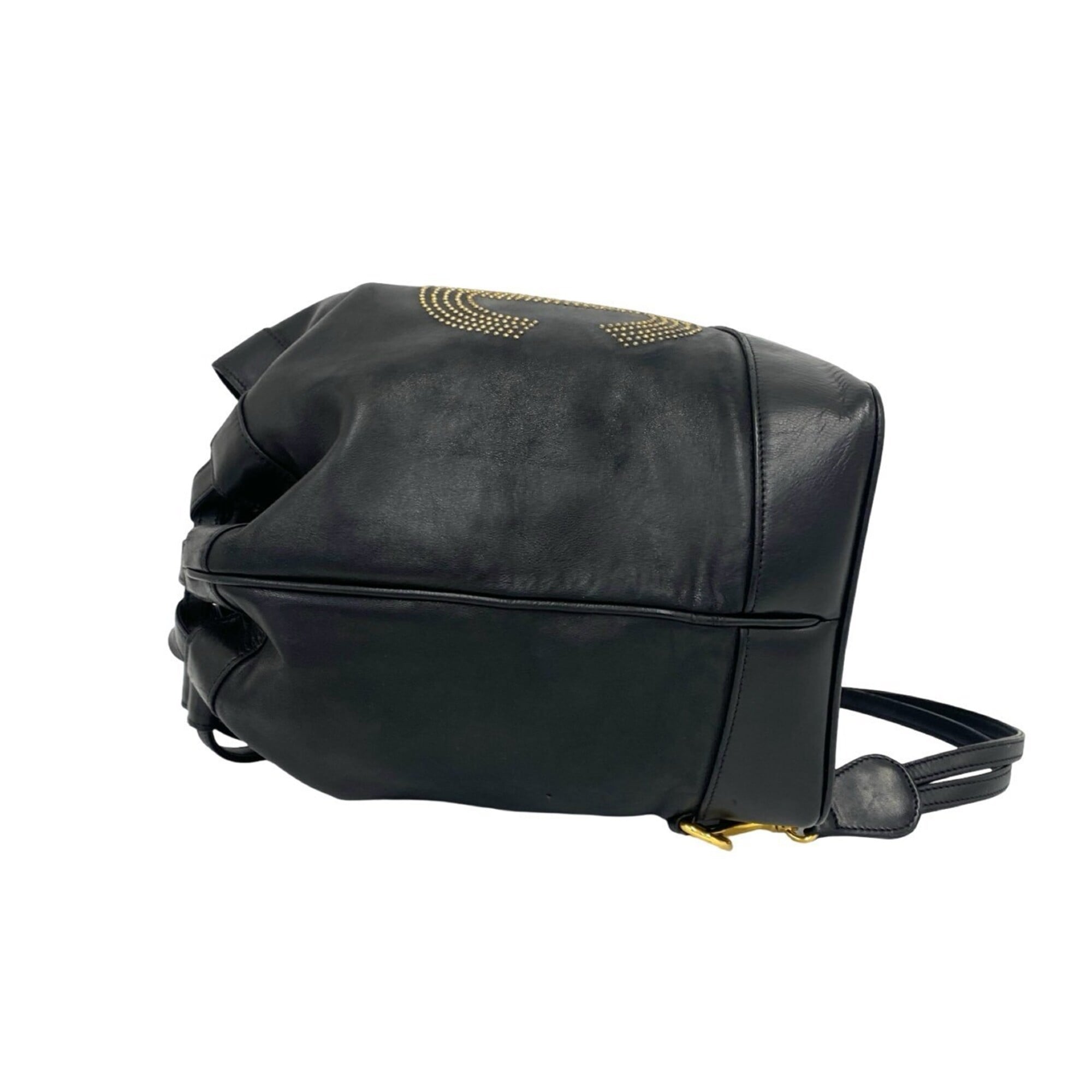 Chanel Black Leather Shoulder Bag (Pre-Owned)