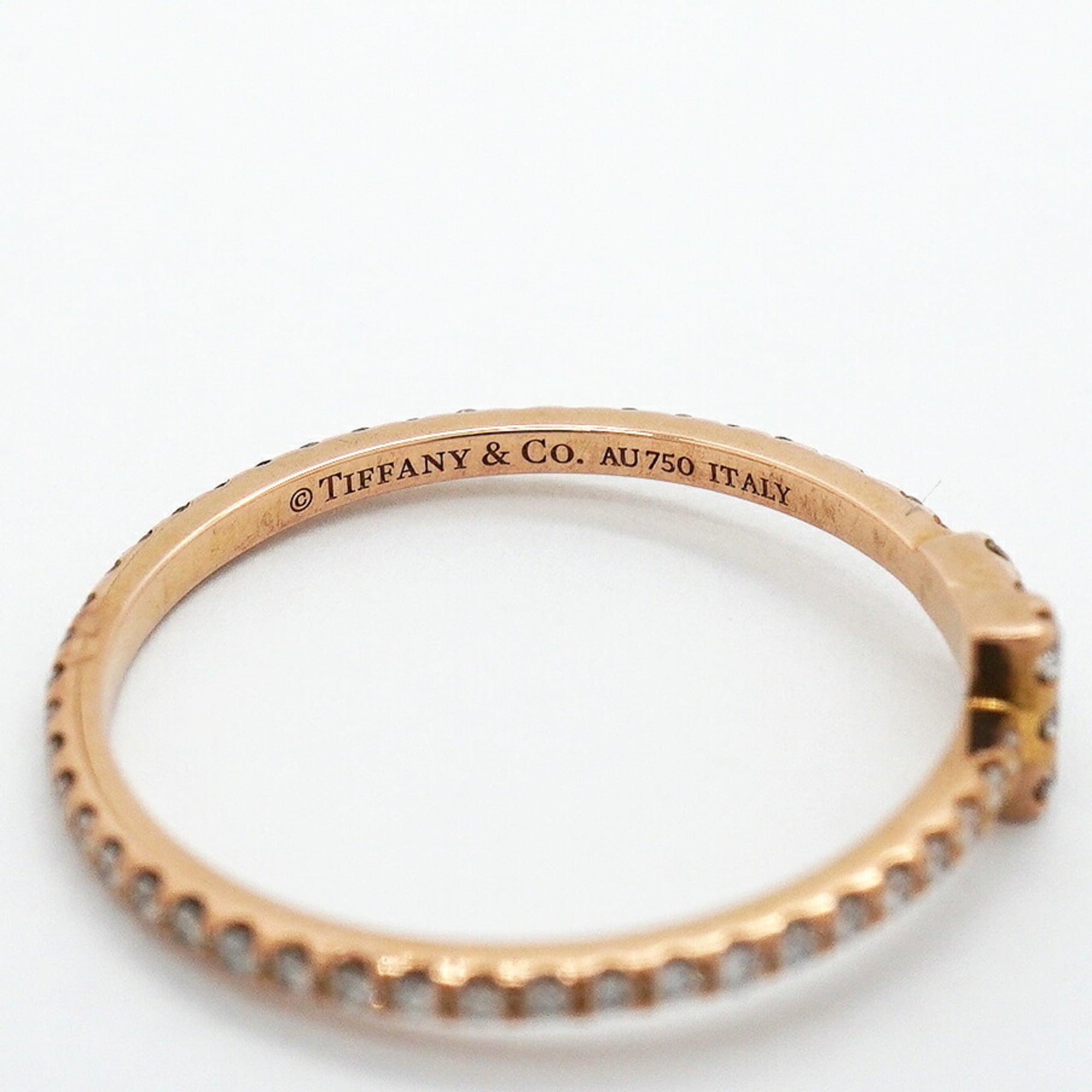 Tiffany Pink Gold (18K) Band Ring (Pre-Owned)