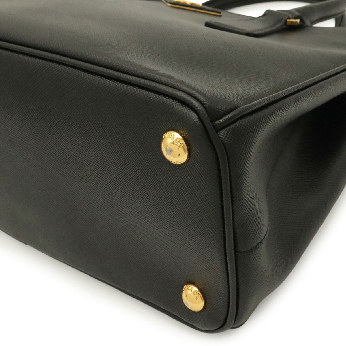 Prada Black Nero Leather Handbag Shoulder Bag (Pre-Owned)
