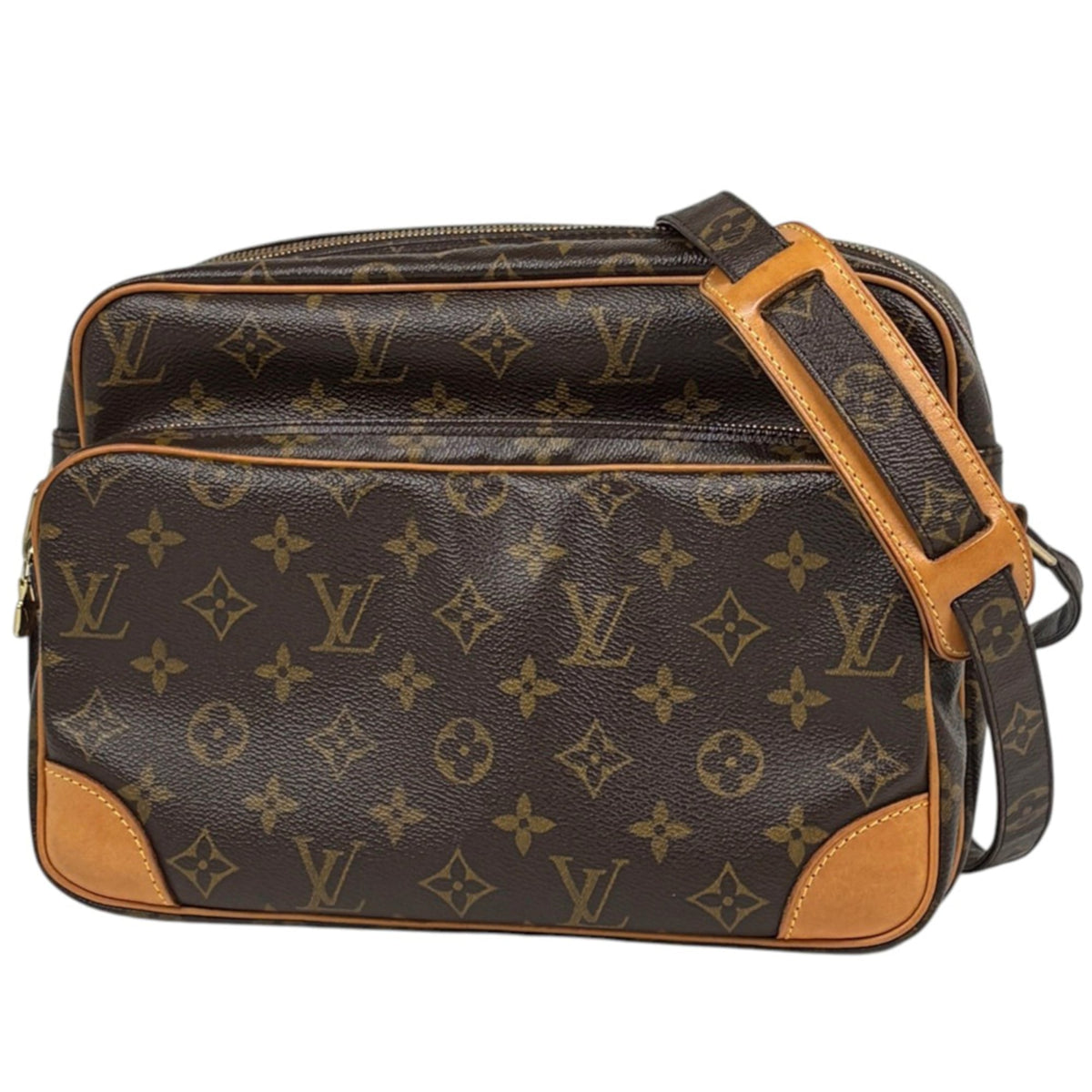 Louis Vuitton Brown Monogram Shoulder Bag (Pre-Owned)