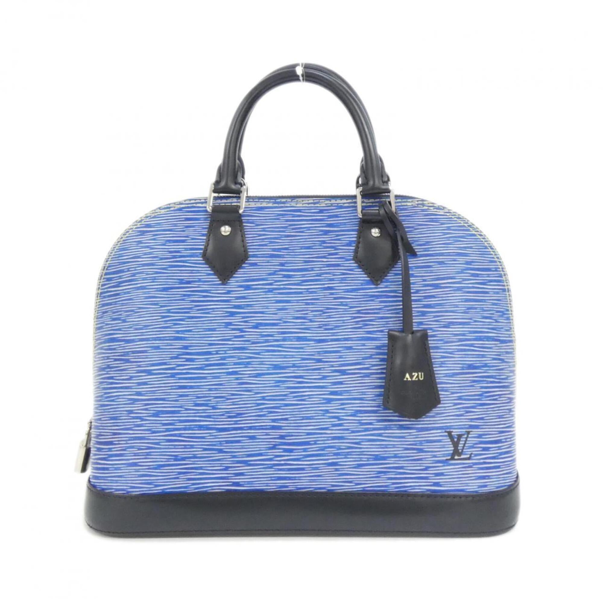 Louis Vuitton Blue Leather Handbag (Pre-Owned)