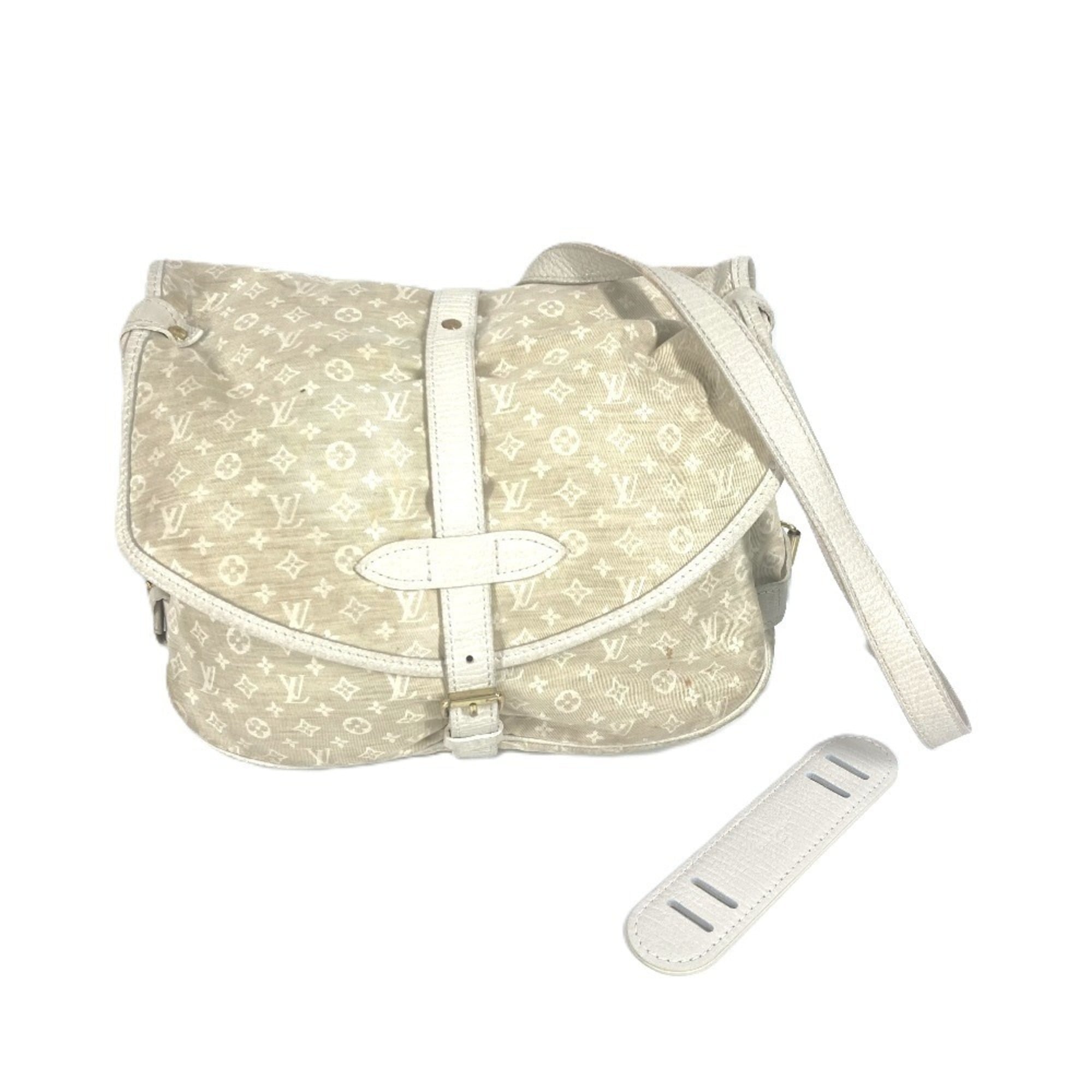 Louis Vuitton Monogram Mini Lin Beige Dune Monogram Mini Lin Shoulder Bag (Pre-Owned)