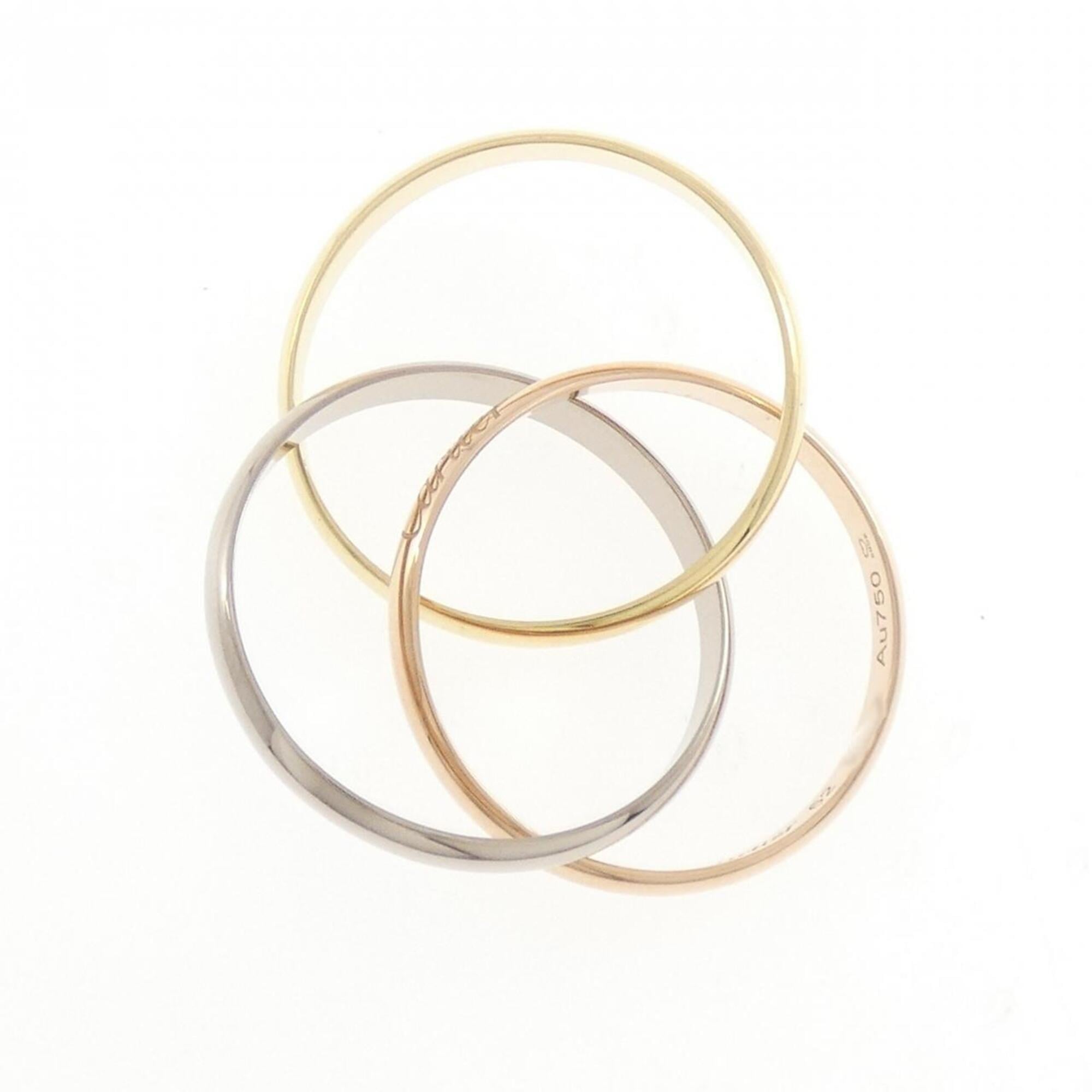 Cartier Yellow Gold (18K) Pink Gold (18K) White Gold (18K) Band Ring (Pre-Owned)