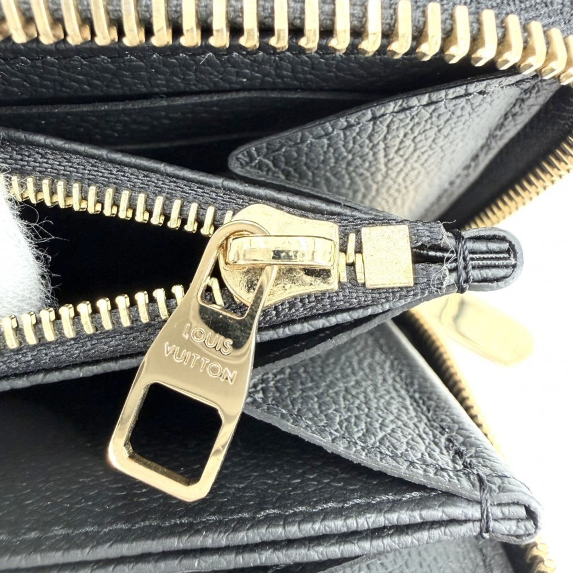 Louis Vuitton Black Multi-Color Monogram Empreinte Long Wallet (Bi-Fold) (Pre-Owned)