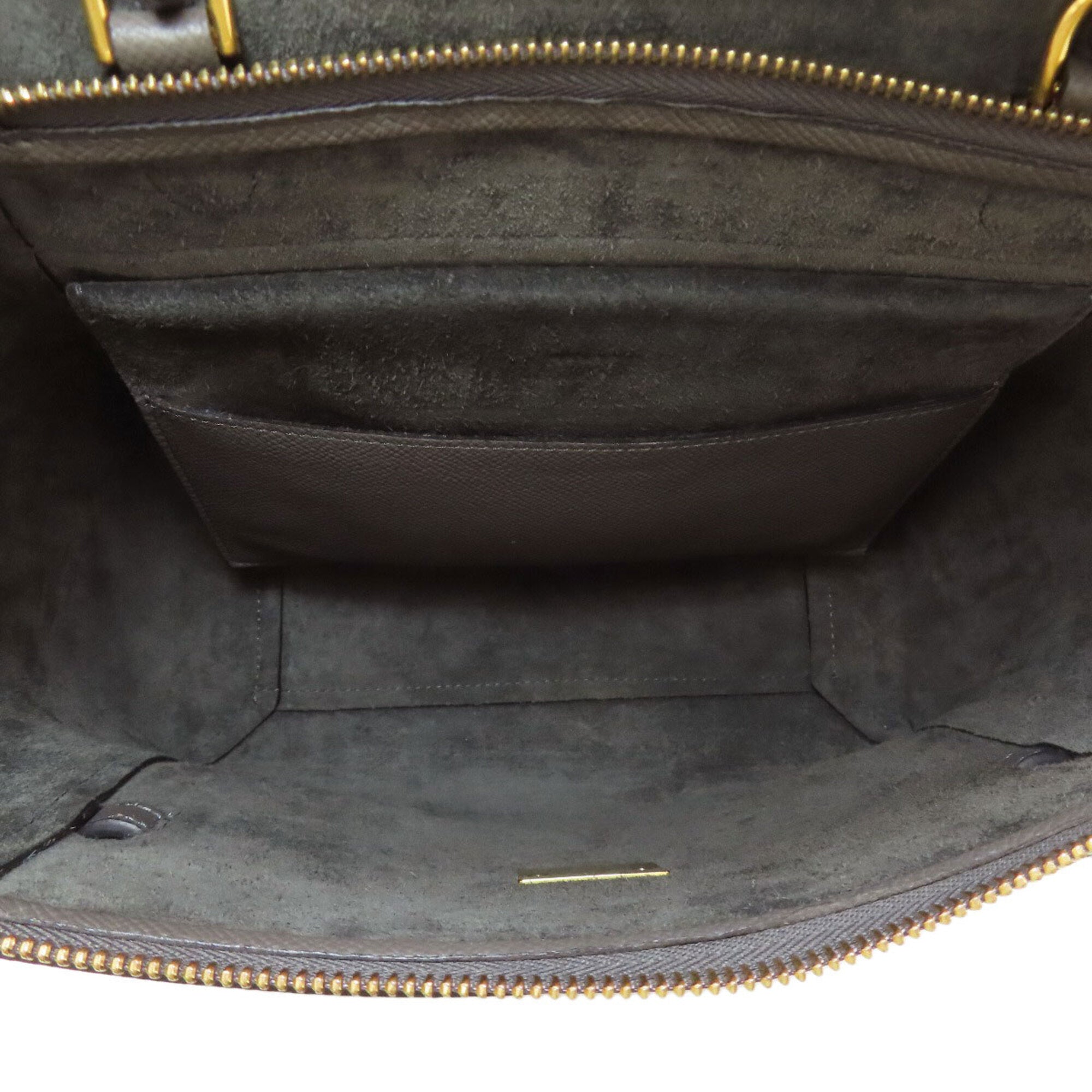 Celine Gray Leather Handbag (Pre-Owned)