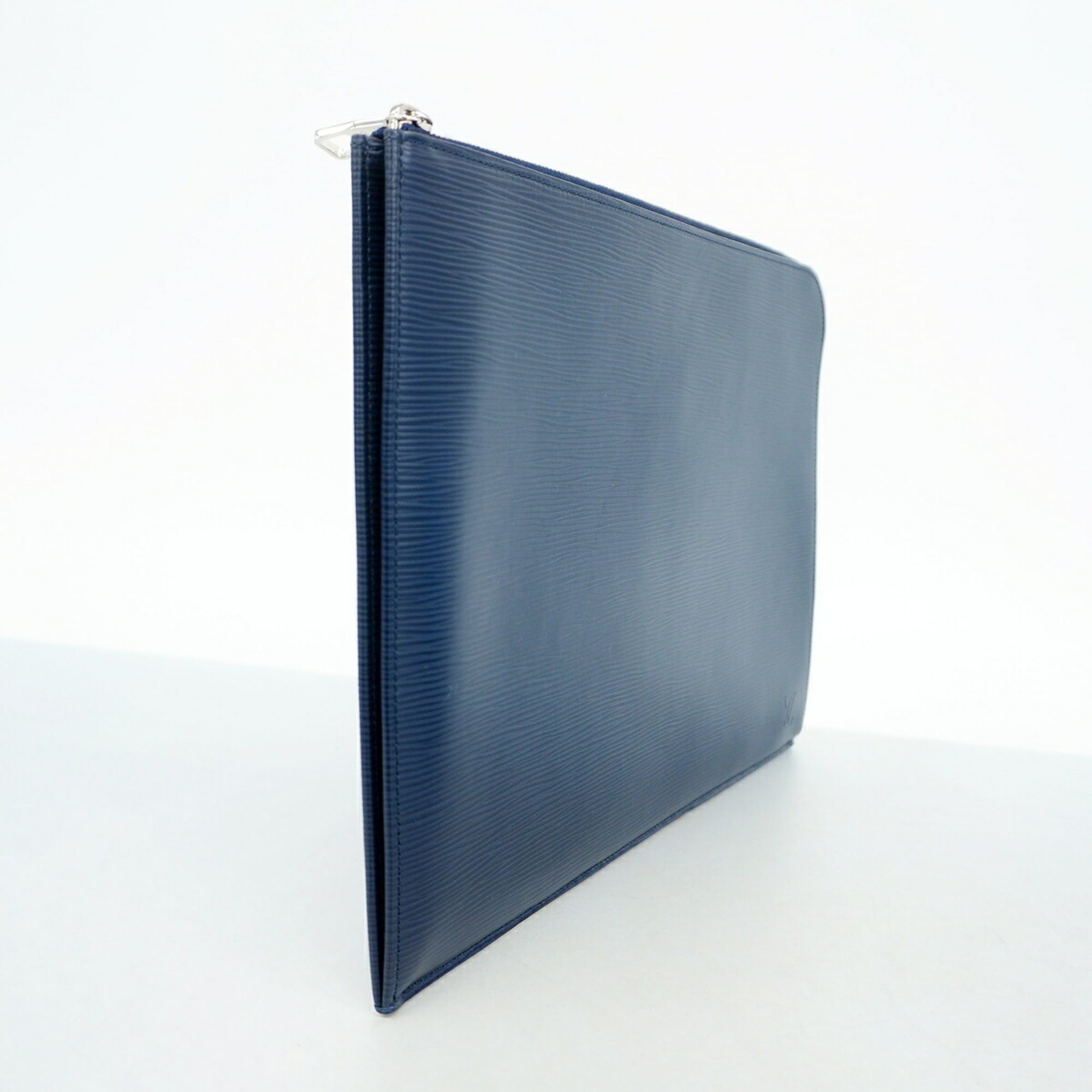 Louis Vuitton Navy Blue Clutch Bag (Pre-Owned)