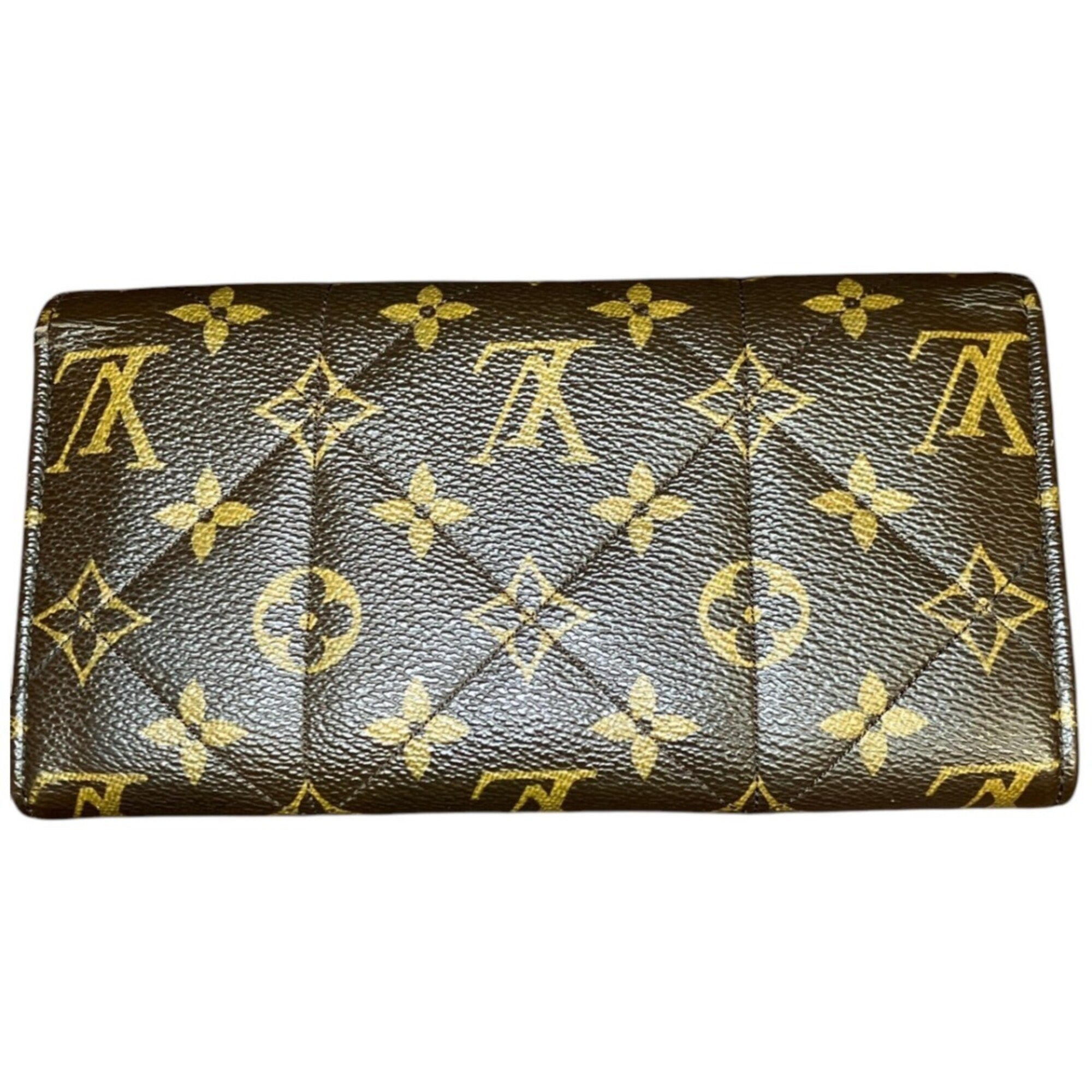 Louis Vuitton Brown Monogram Monogram Long Wallet (Bi-Fold) (Pre-Owned)