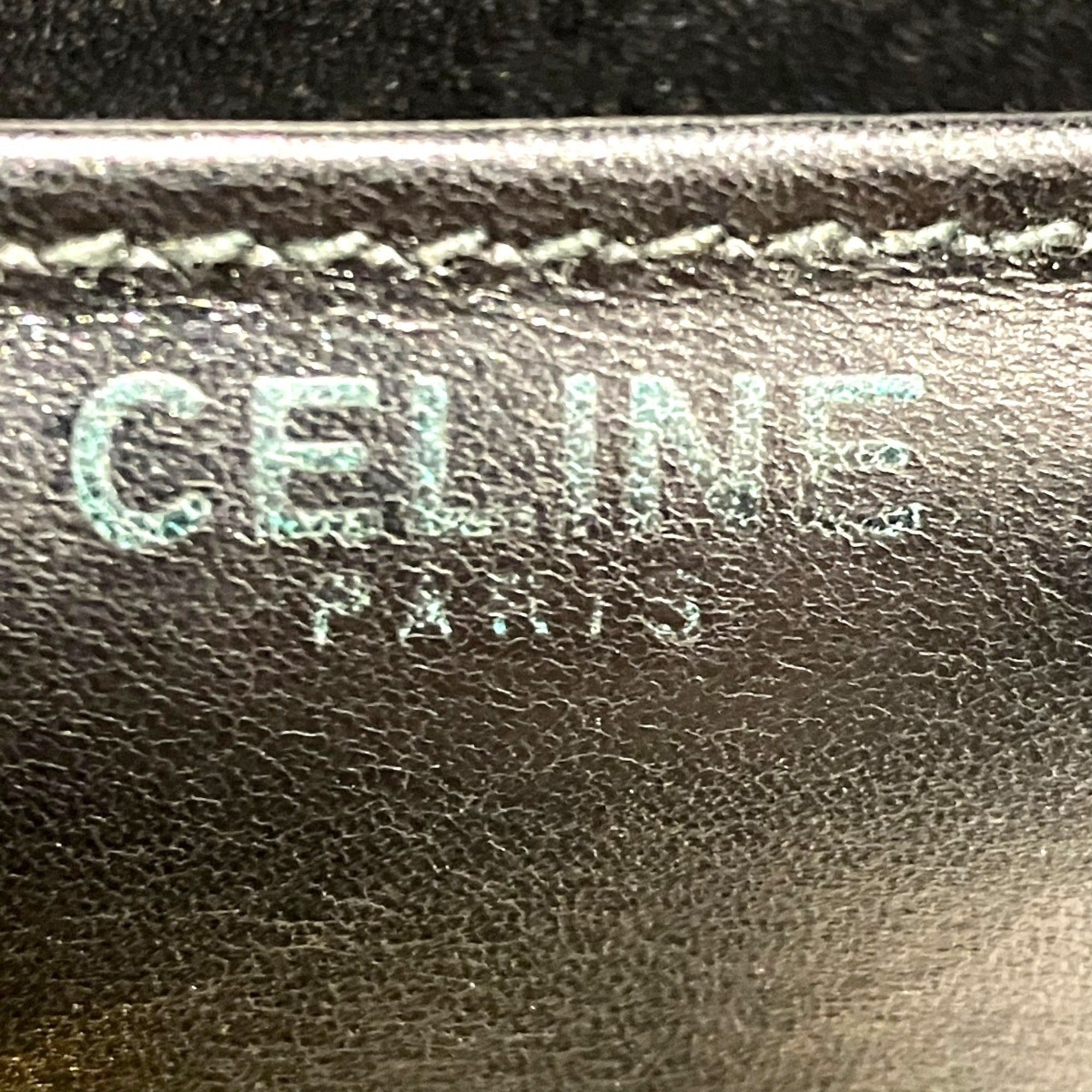 Celine Black Leather Handbag (Pre-Owned)
