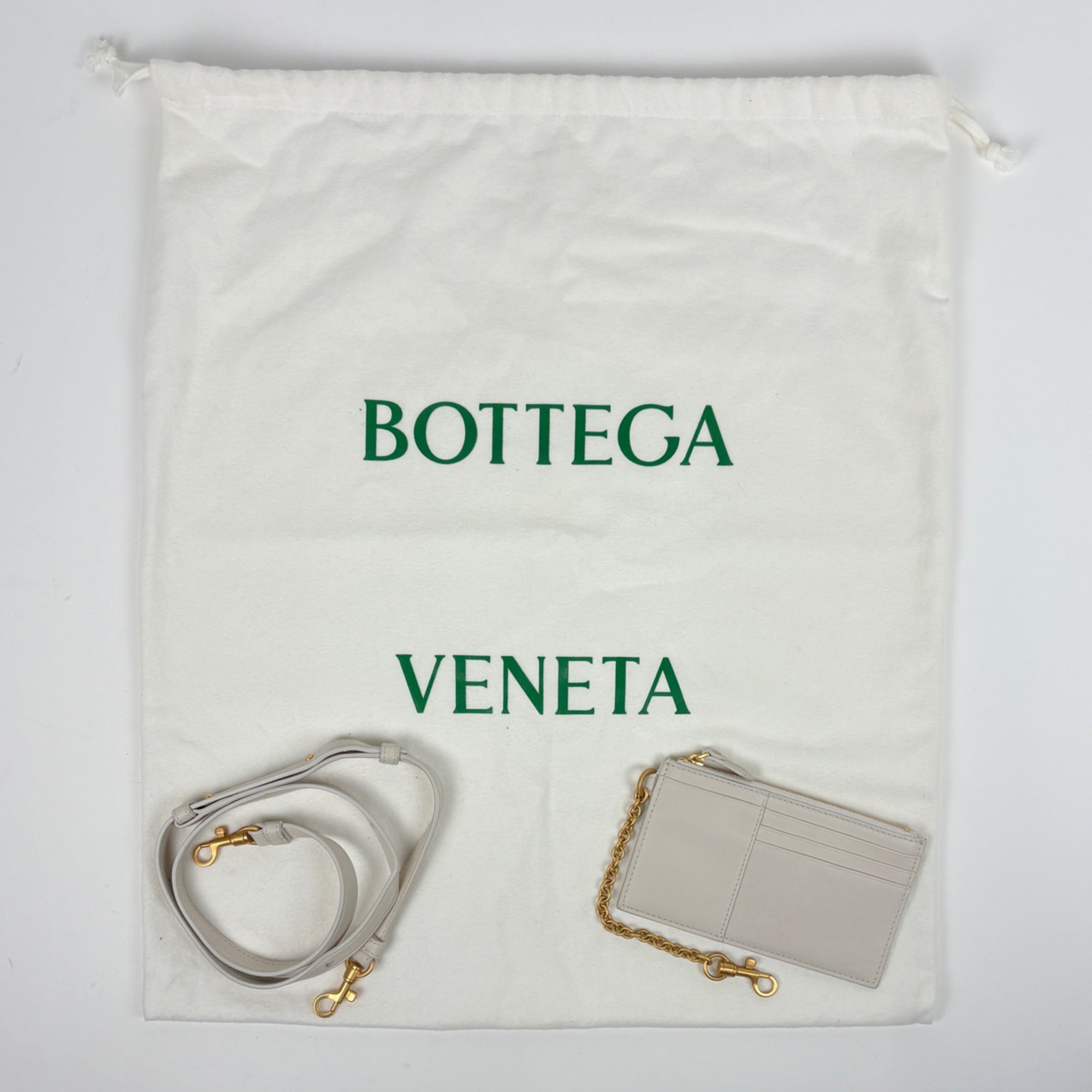 Bottega Veneta Ivory Leather Tote Bag (Pre-Owned)