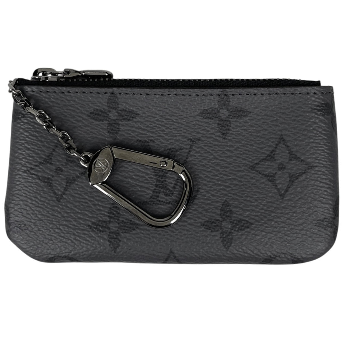 Louis Vuitton Black Monogram Eclipse Noir Monogram Eclipse Monogram Reverse Coin Purse/Coin Case (Pre-Owned)