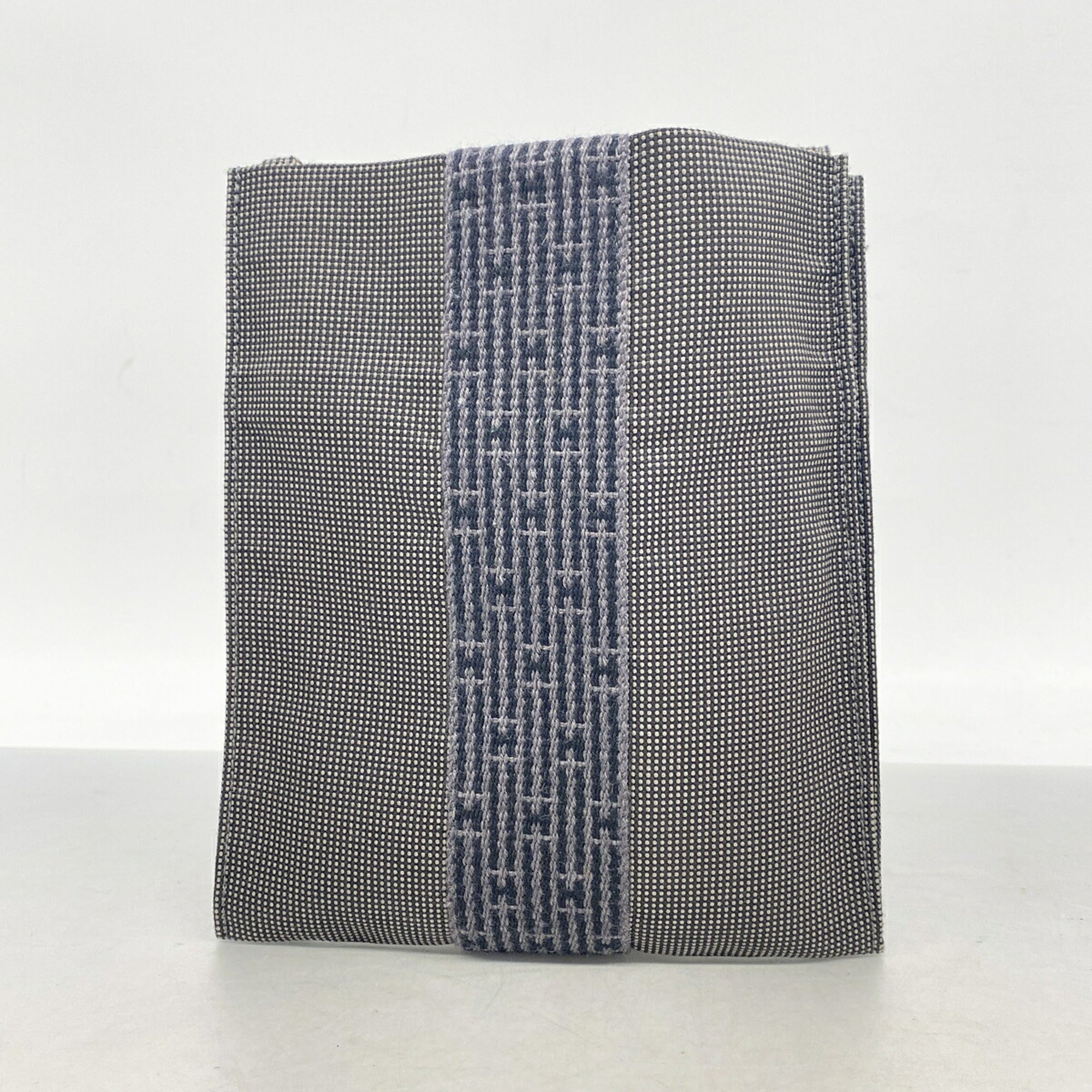 Hermes Gray Nylon Shoulder Bag (Pre-Owned)