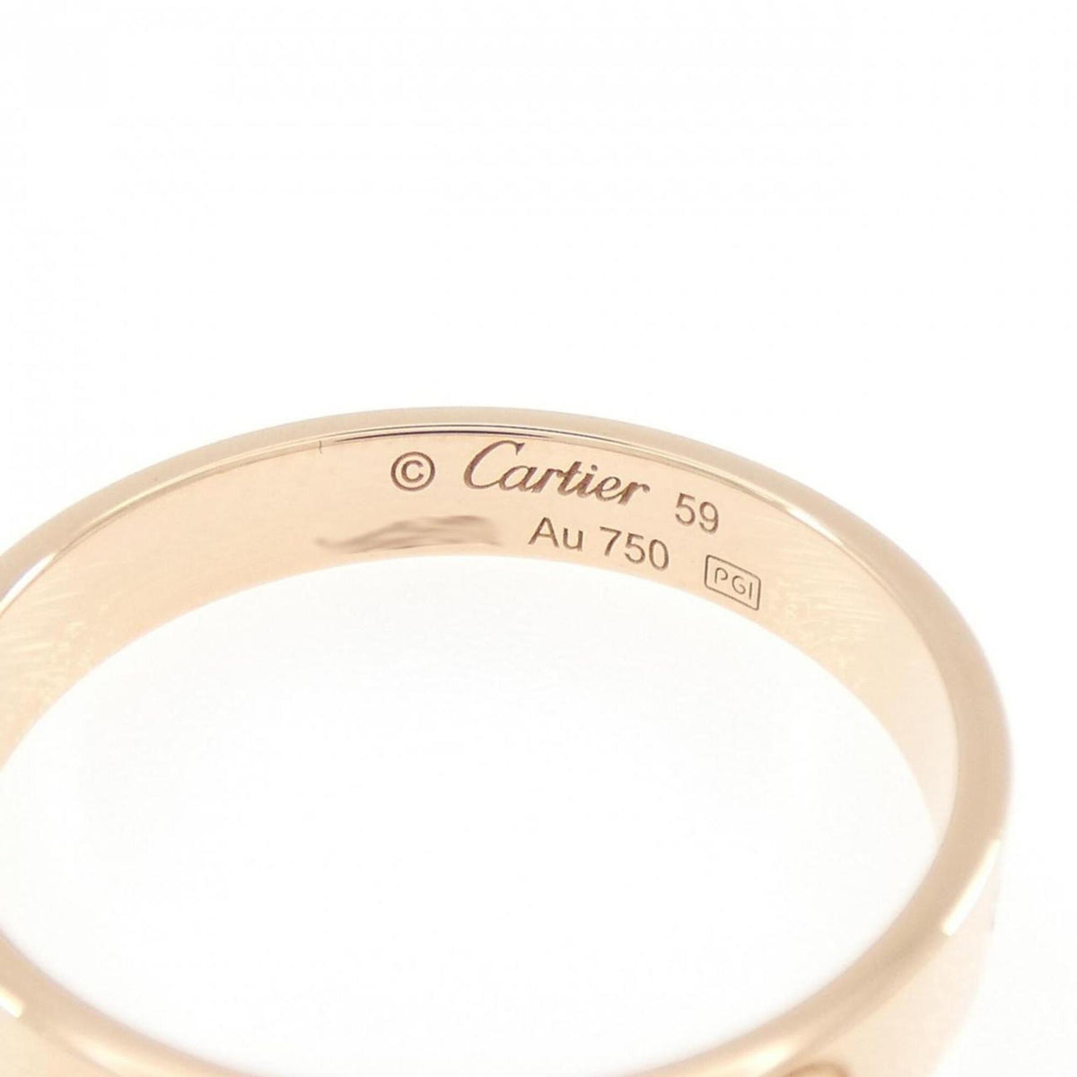 Cartier Pink Gold (18K) Band Ring (Pre-Owned)
