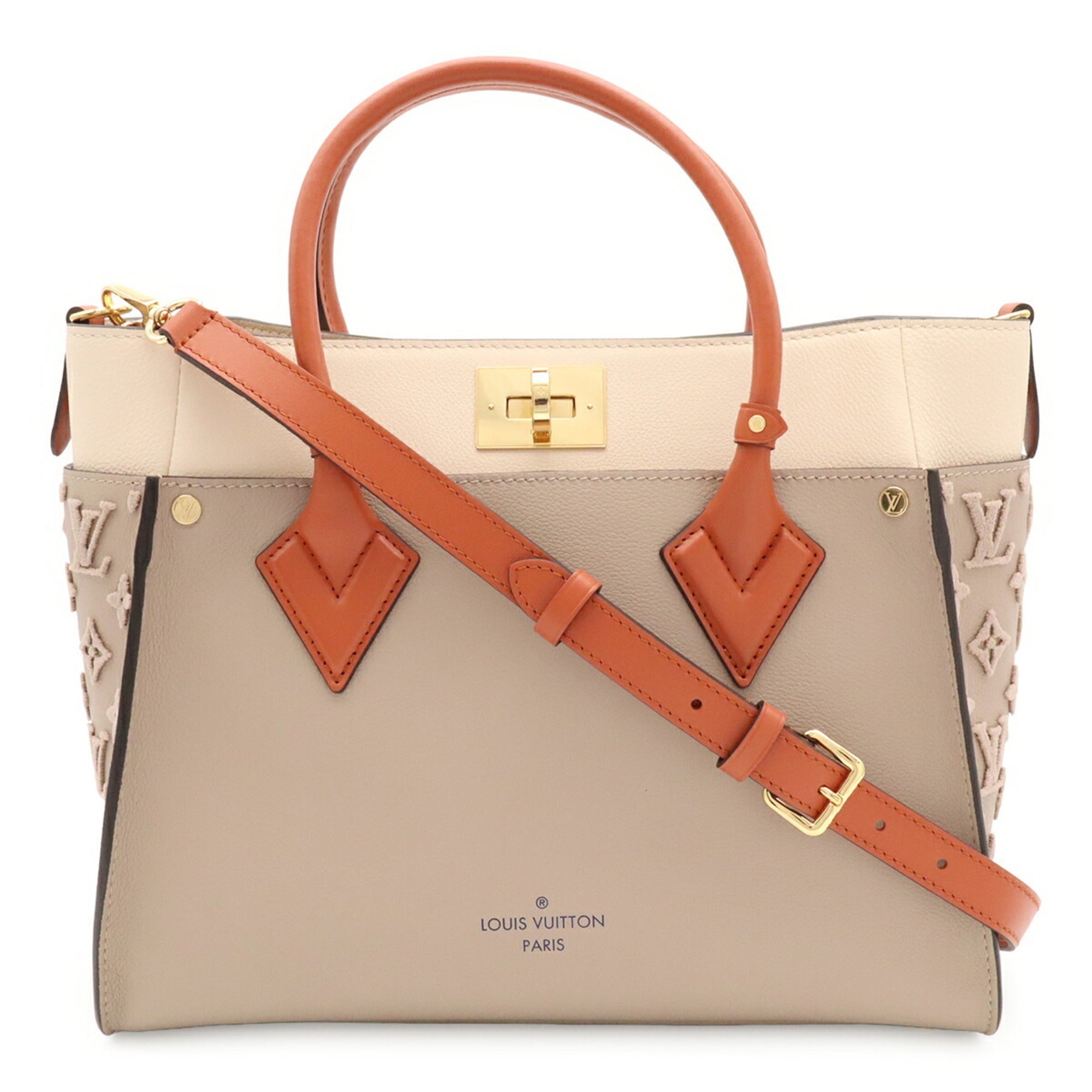 Louis Vuitton Galle Monogram Leather Handbag Shoulder Bag (Pre-Owned)