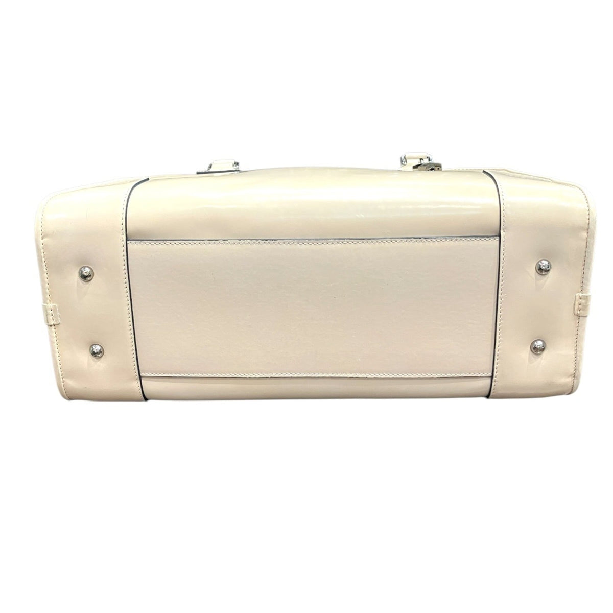 Loewe White Leather Handbag (Pre-Owned)