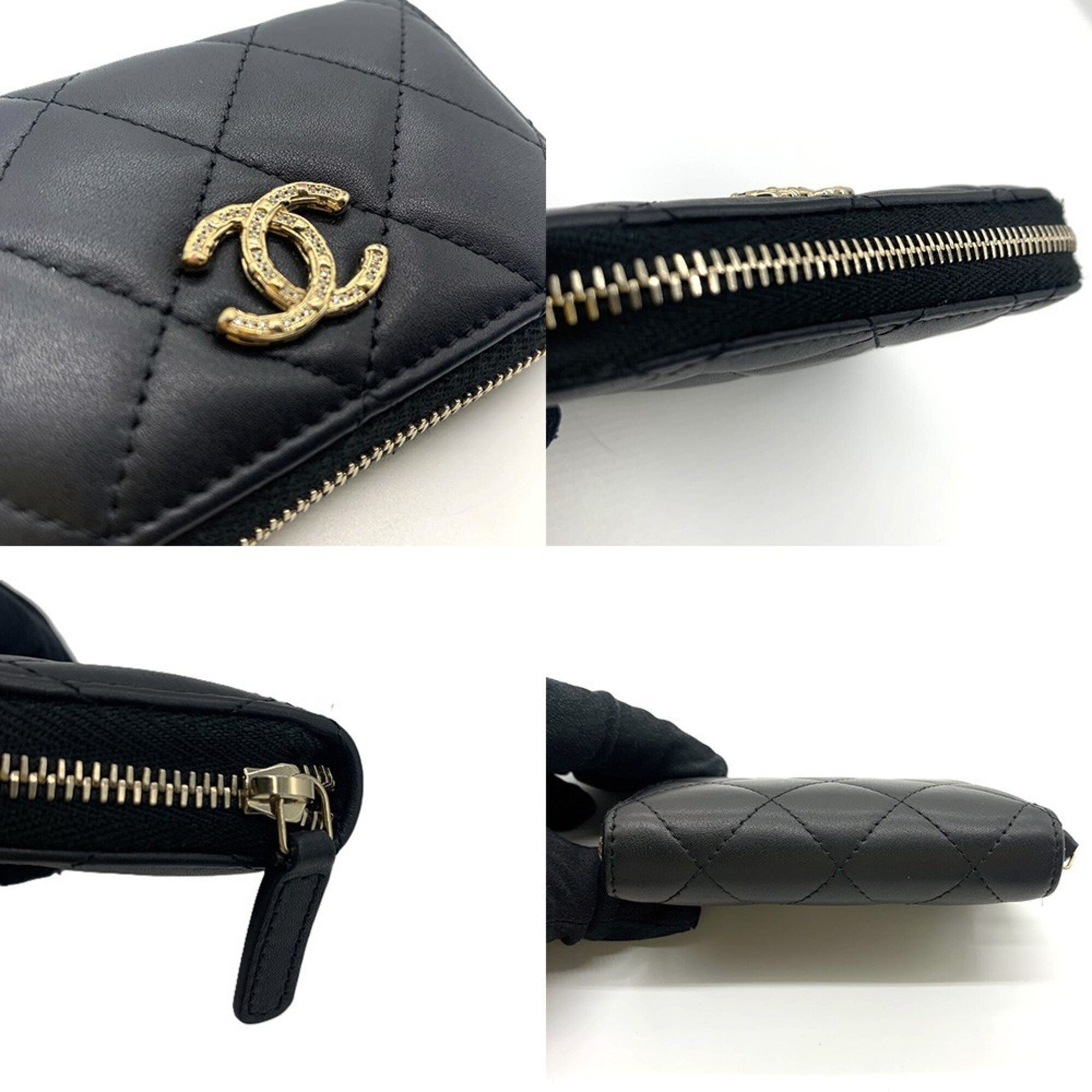 Chanel Matelasse Leather Coin Purse/Coin Case (Pre-Owned)