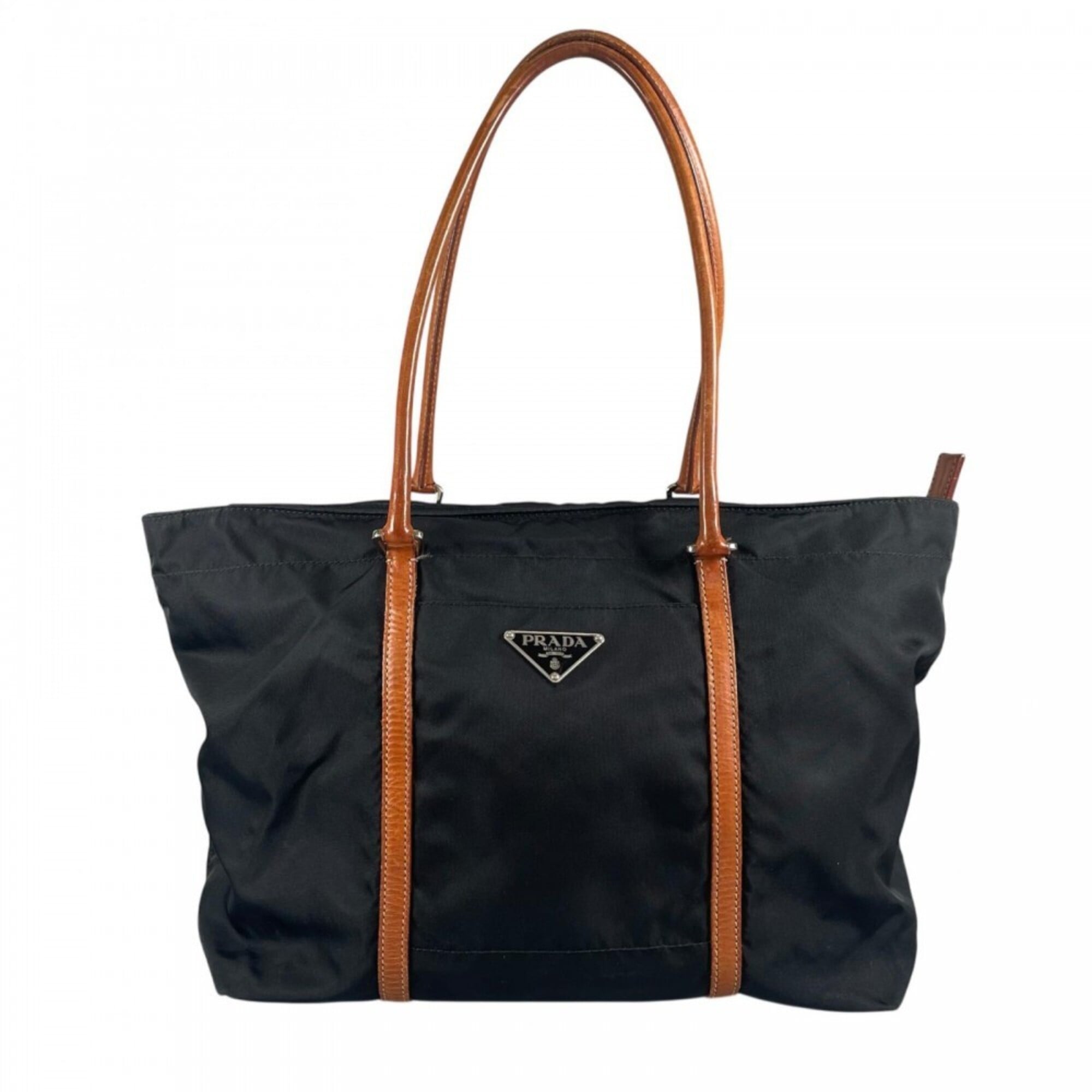 Prada Black Nylon Handbag (Pre-Owned)