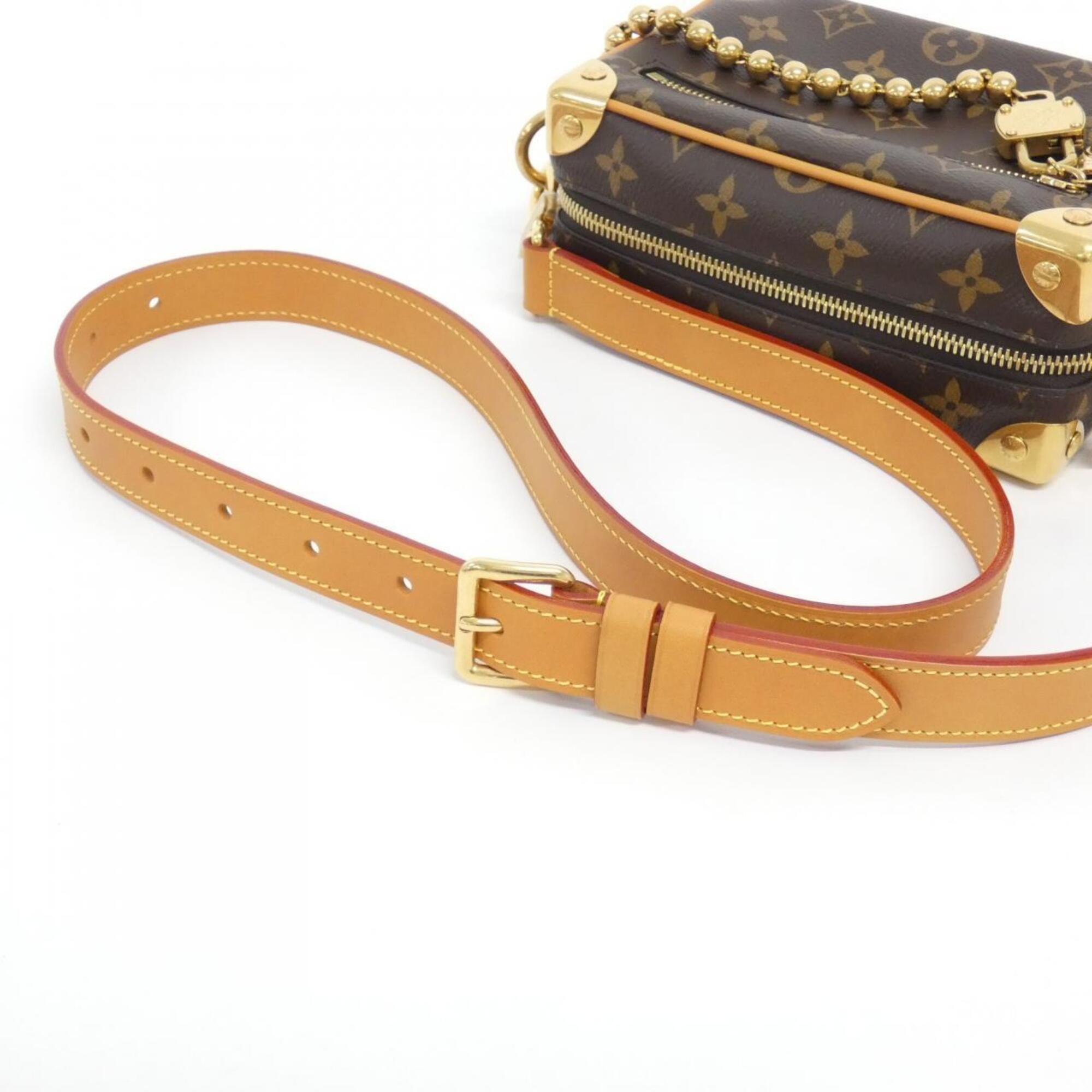 Louis Vuitton Brown Coated Canvas Shoulder Bag (Pre-Owned)