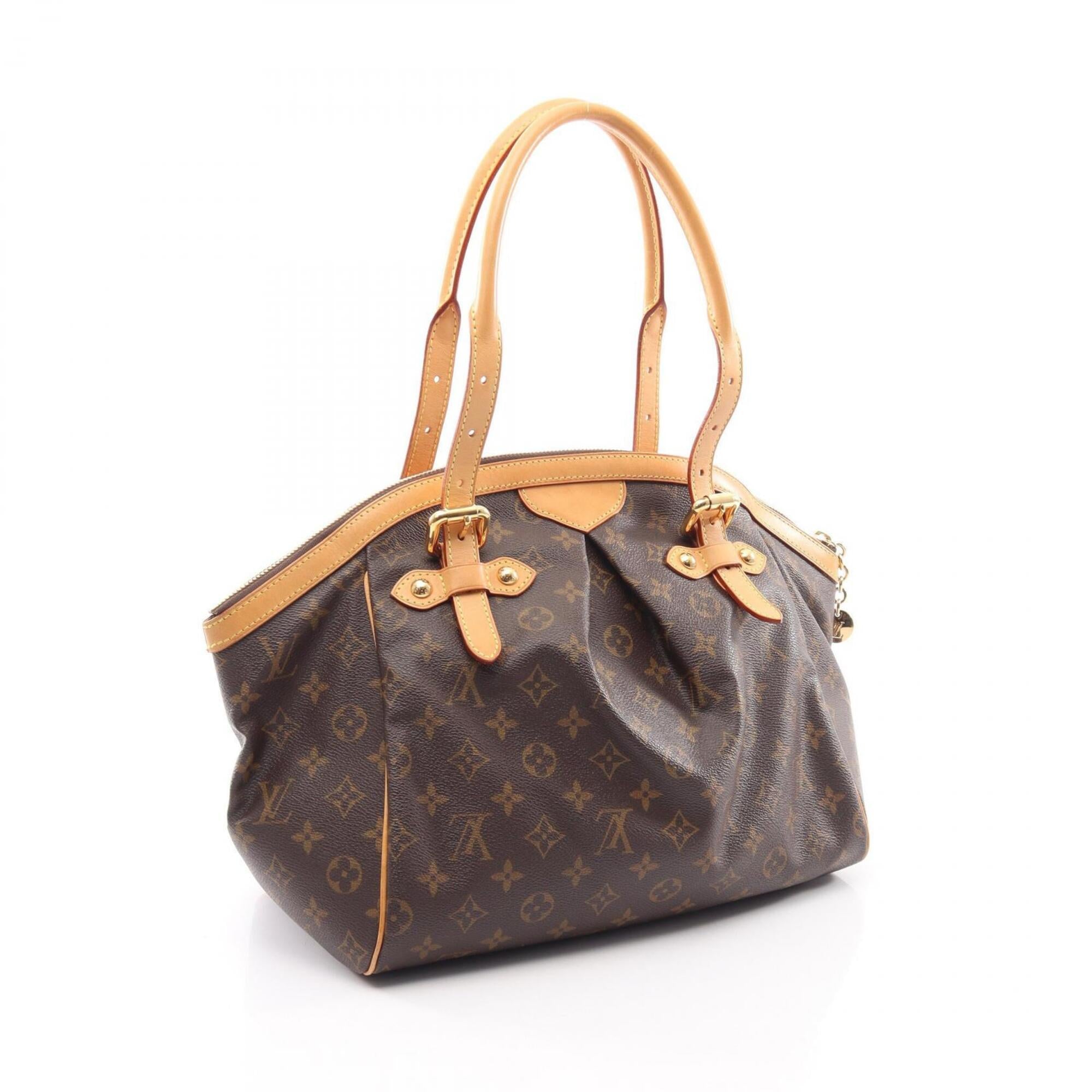 Louis Vuitton Brown Monogram Coated Canvas Leather Handbag (Pre-Owned)