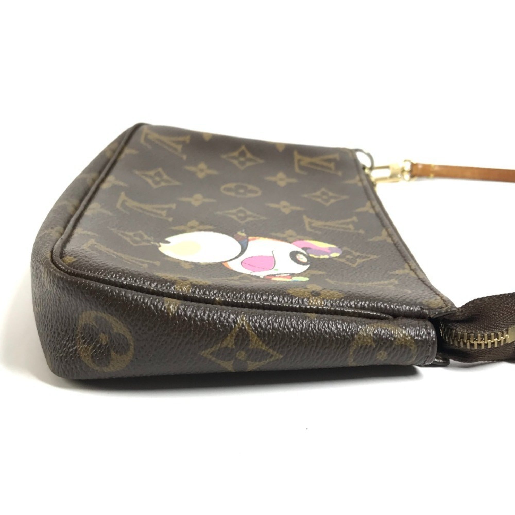 Louis Vuitton Brown Multi-Color Monogram Handbag Pouch Shoulder Bag (Pre-Owned)