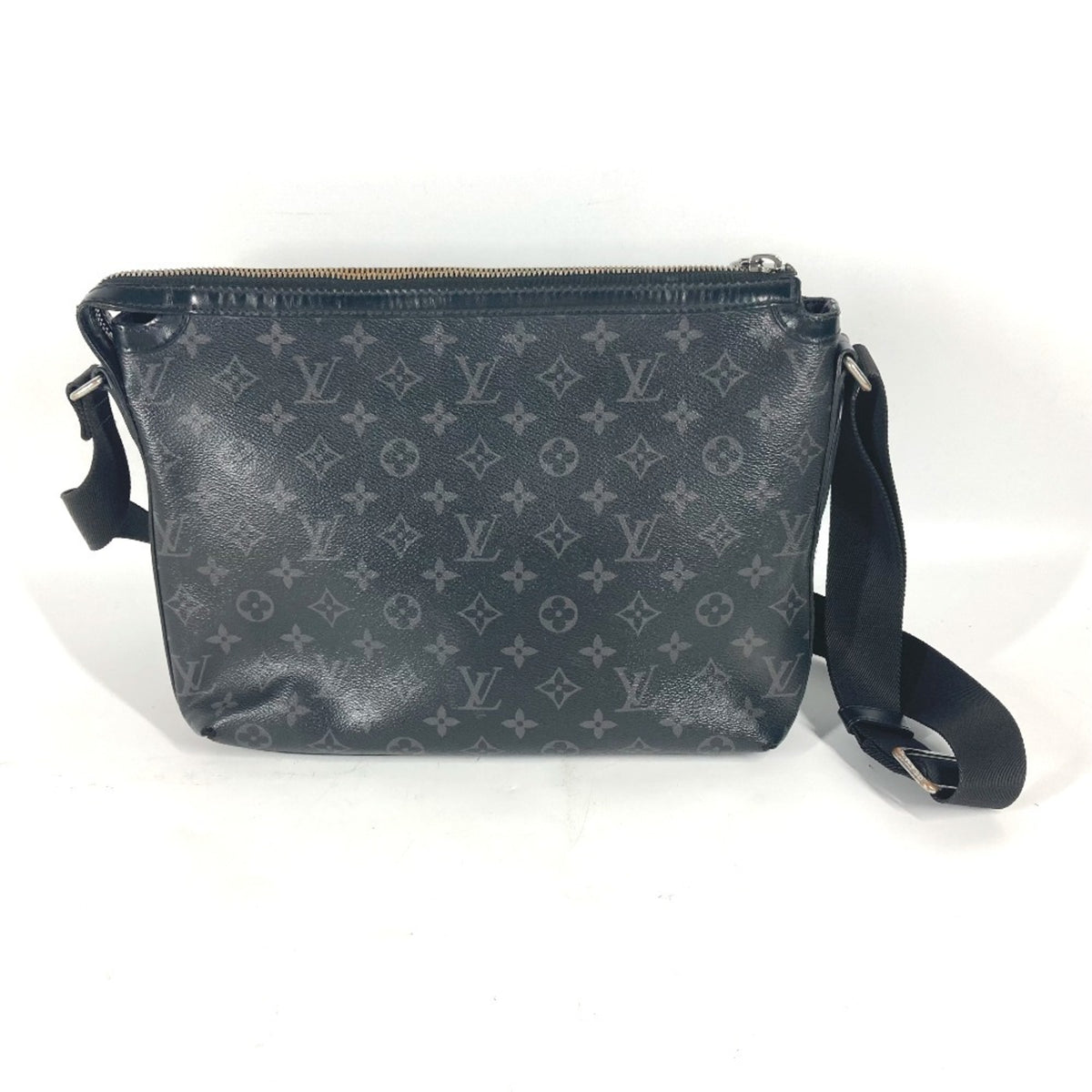 Louis Vuitton Black Monogram Eclipse Messenger Bag Shoulder Bag (Pre-Owned)