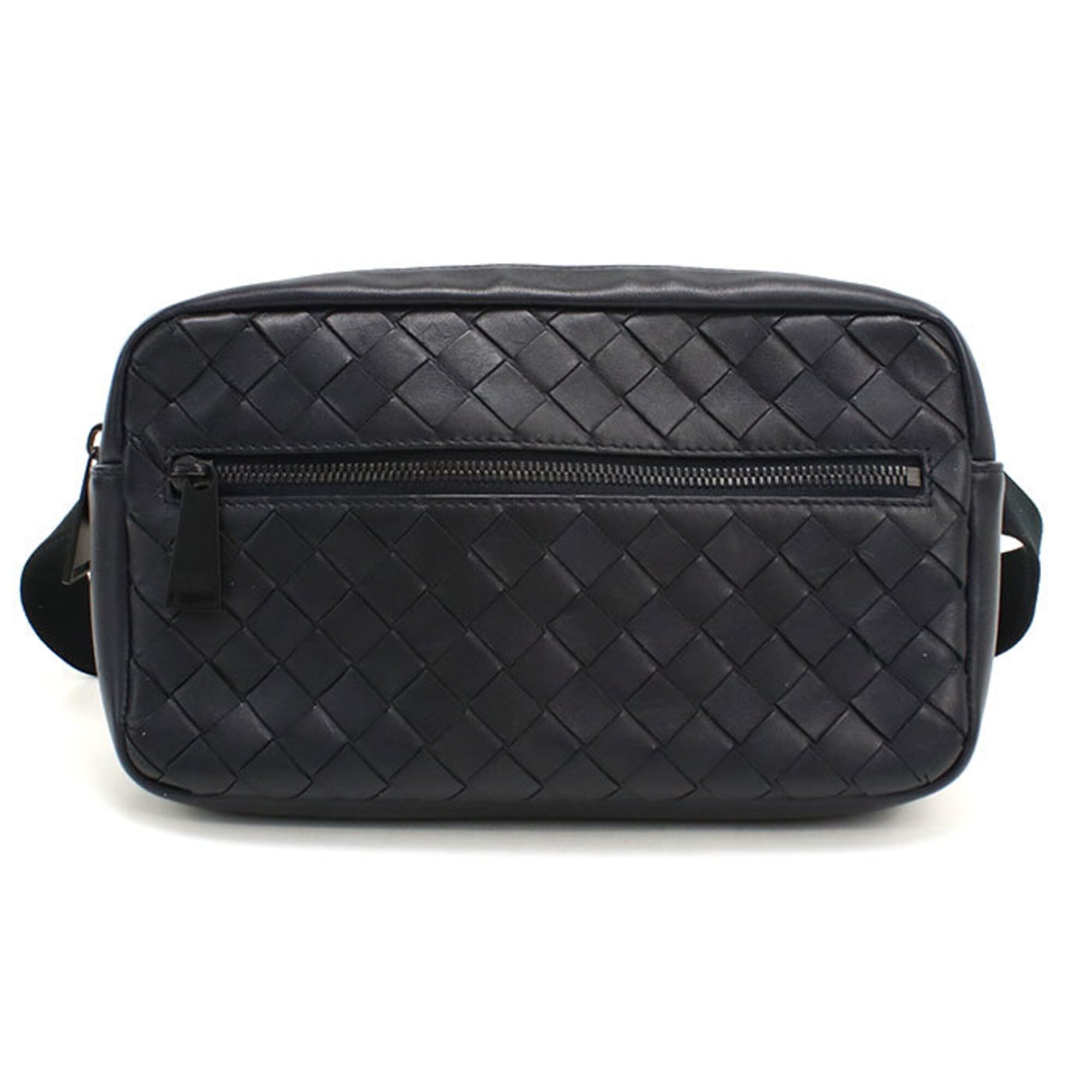 Bottega Veneta Black Leather Sling Bag (Pre-Owned)