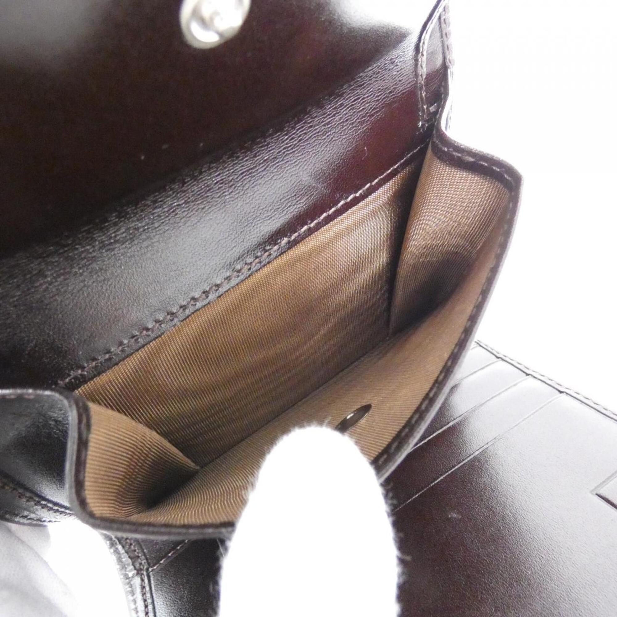 Fendi Brown Canvas Wallet (Bi-Fold) (Pre-Owned)