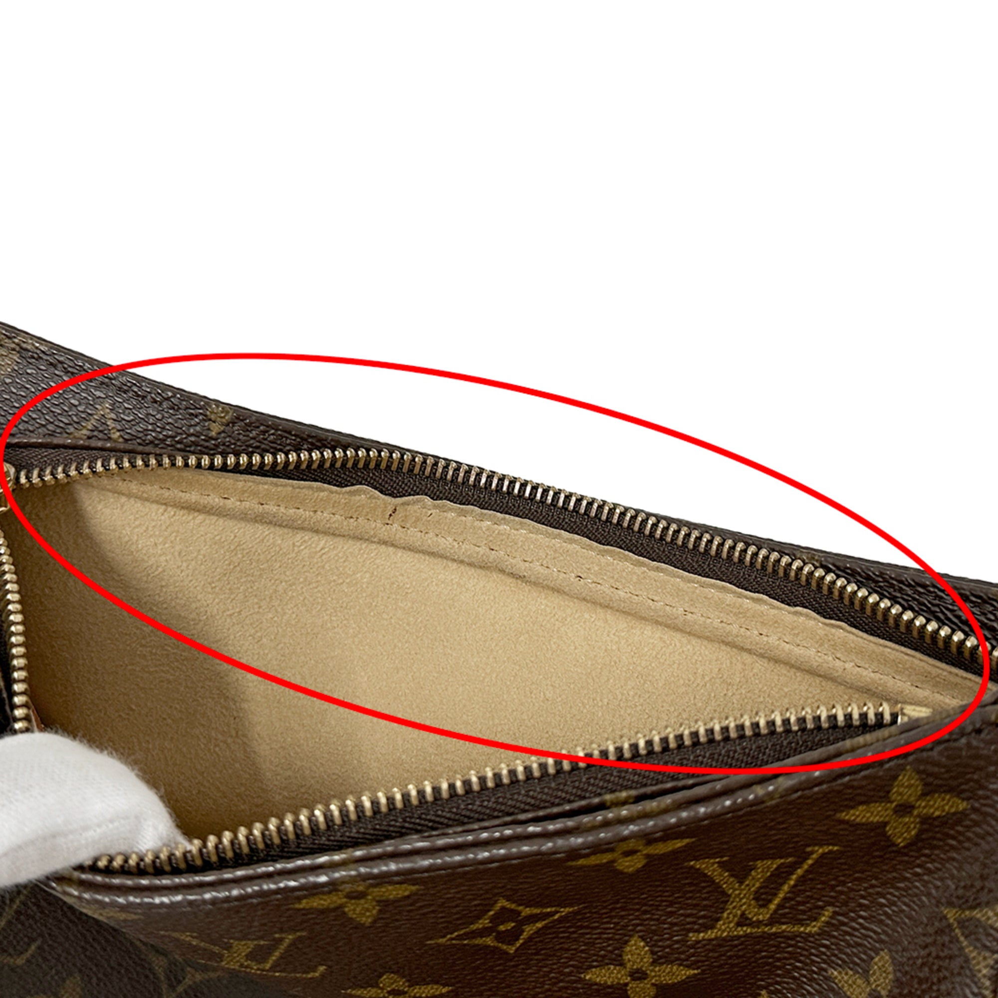 Louis Vuitton Brown Galle Monogram Monogram Handbag Shoulder Bag (Pre-Owned)