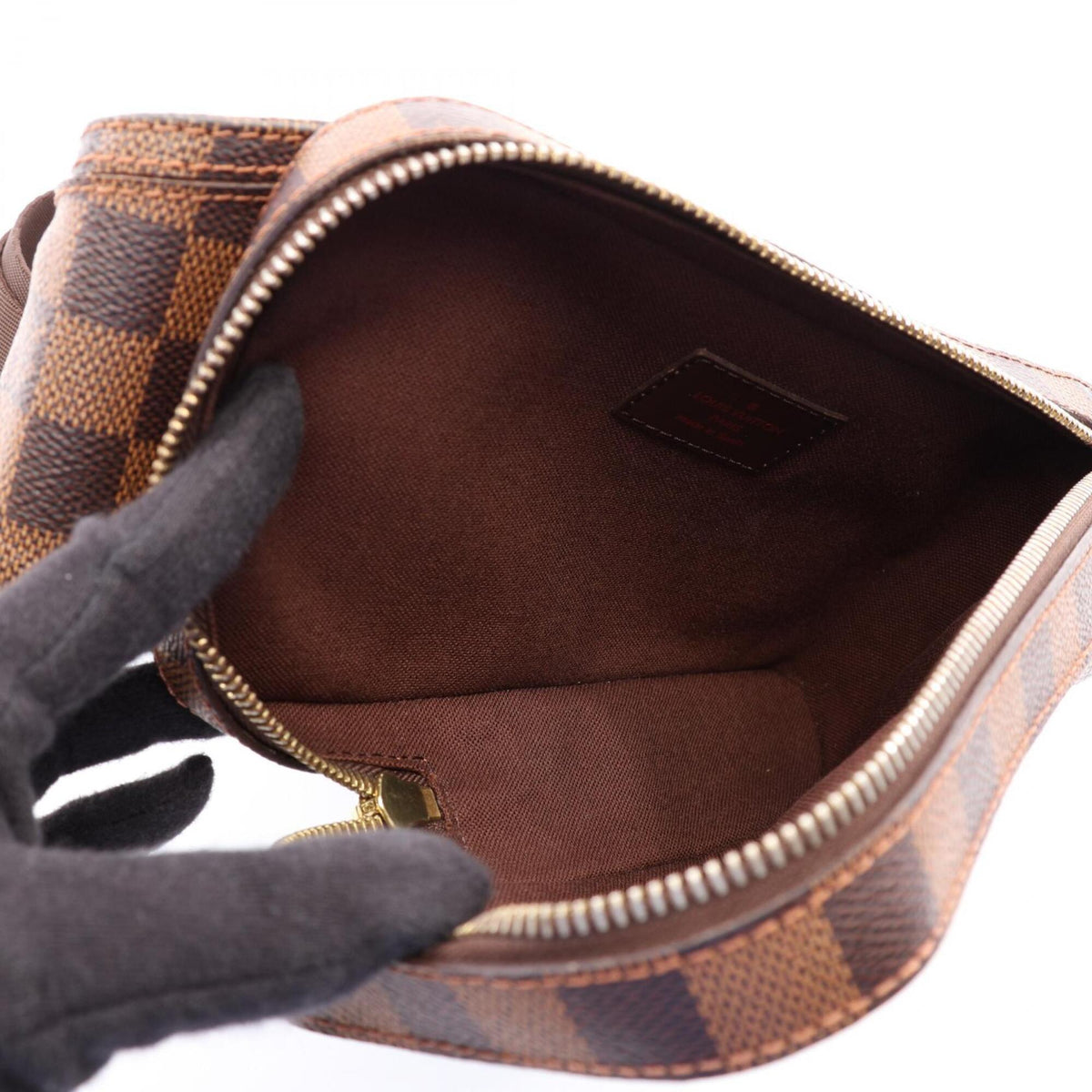 Louis Vuitton Damier Brown Ebene Coated Canvas Fanny Pack Sling Bag (Pre-Owned)