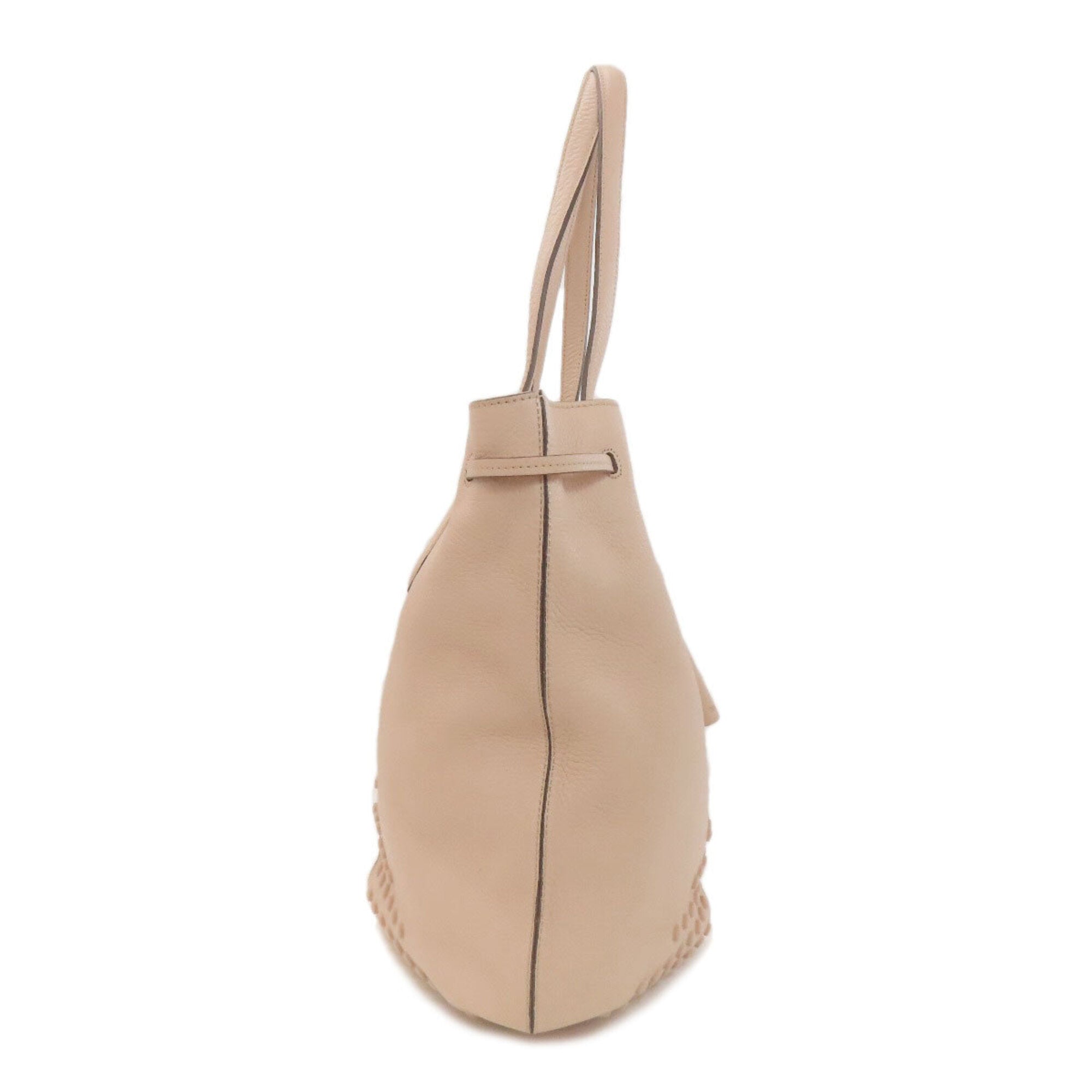 Tod's Pink Leather Tote Bag (Pre-Owned)