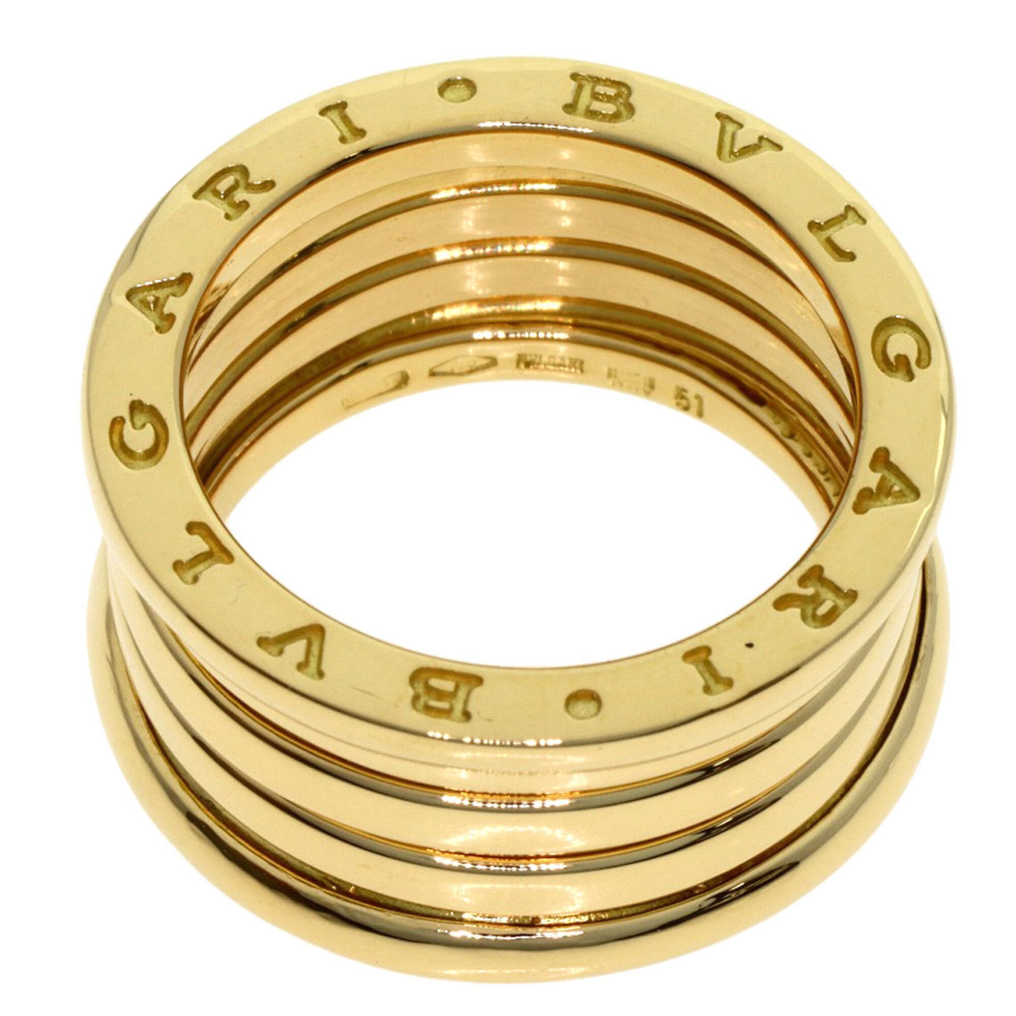 Bvlgari Yellow Gold Yellow Gold (18K) Band Ring (Pre-Owned)