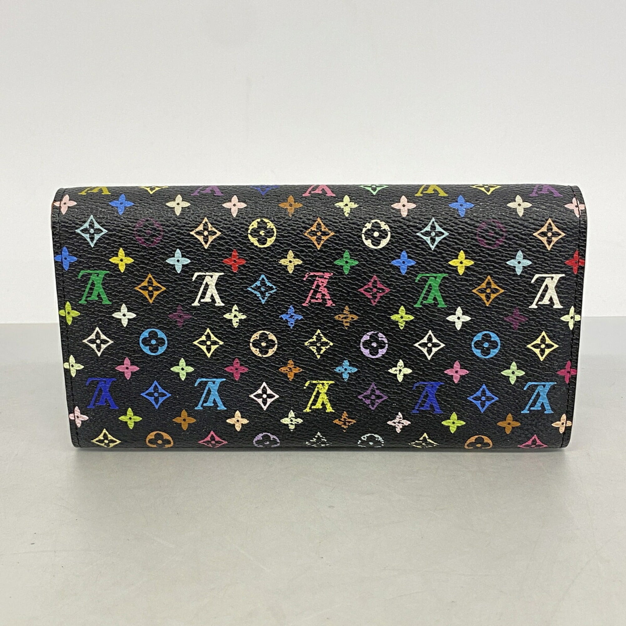 Louis Vuitton Grenade Noir Long Wallet (Bi-Fold) (Pre-Owned)
