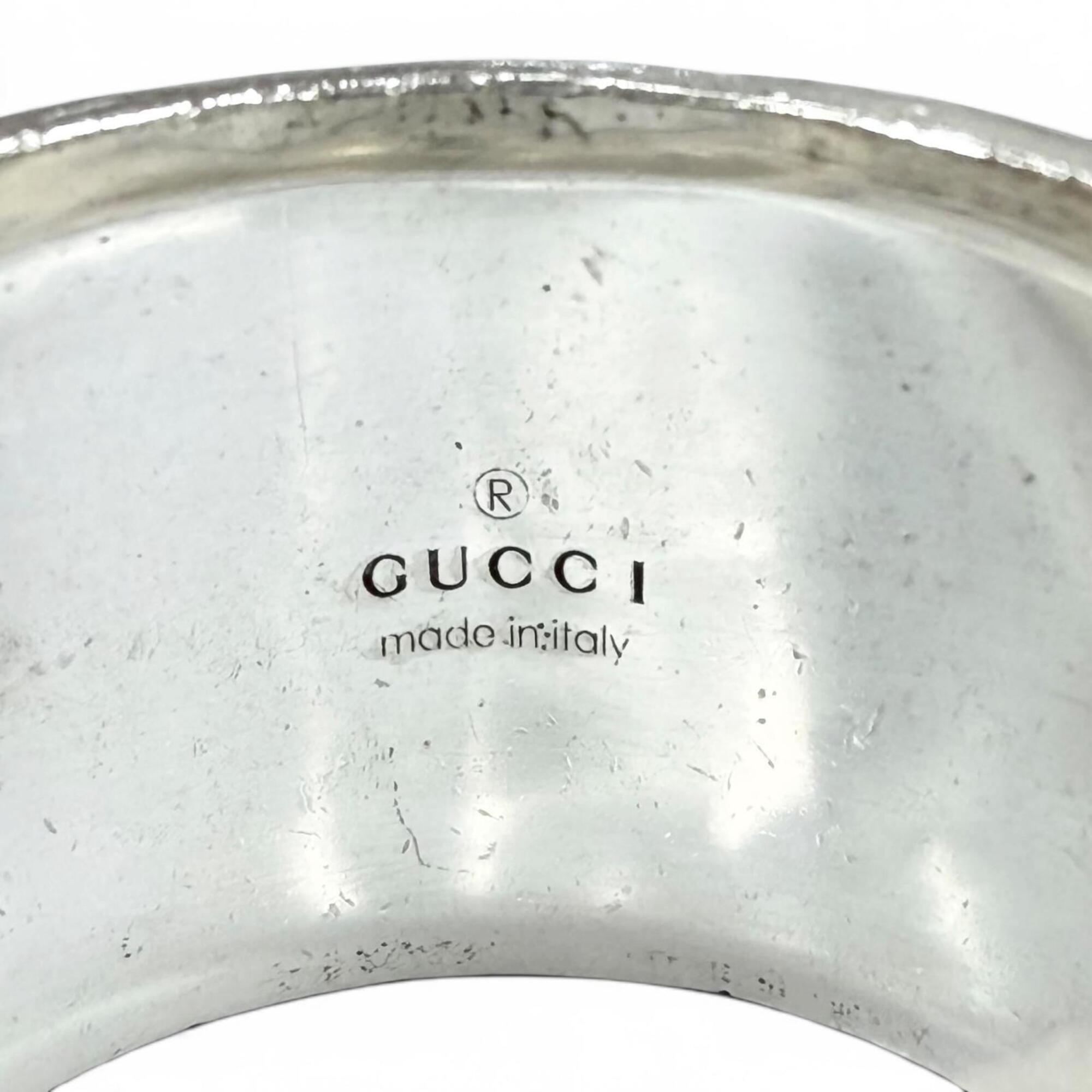 Gucci Silver Silver 925 Band Ring (Pre-Owned)
