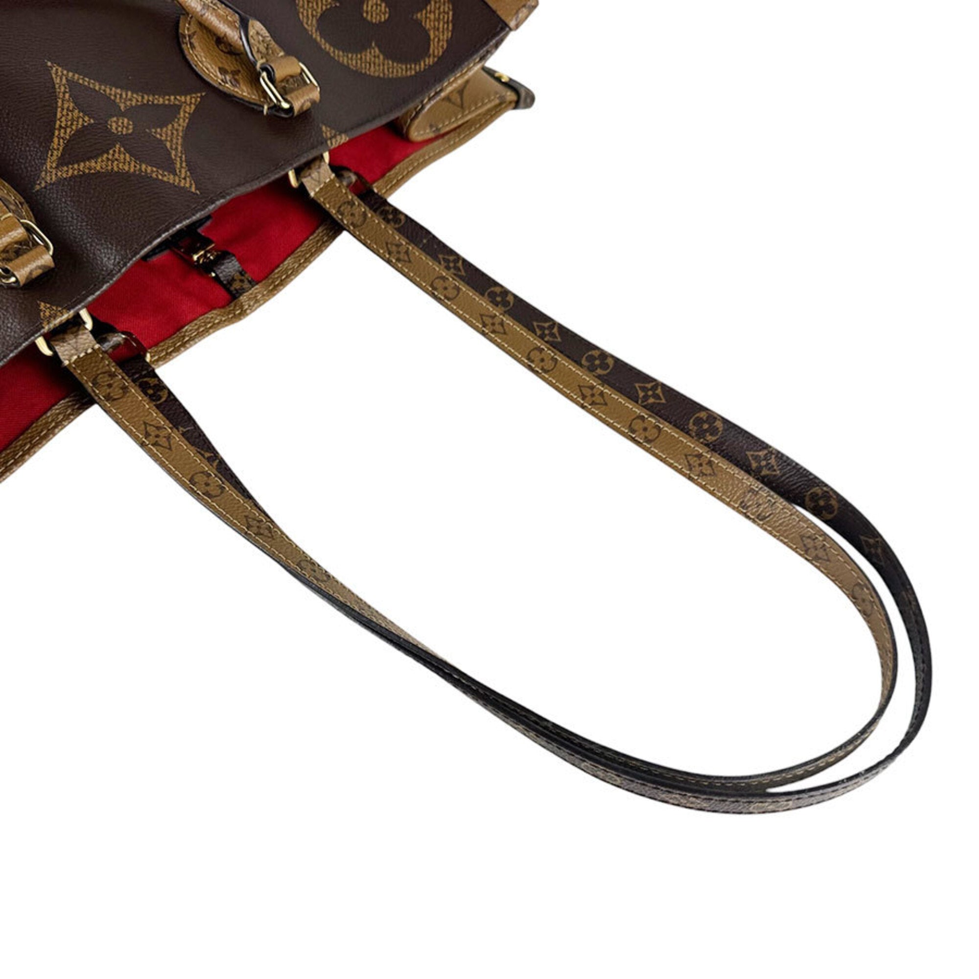 Louis Vuitton Brown Monogram Reverse Monogram Reverse Handbag (Pre-Owned)