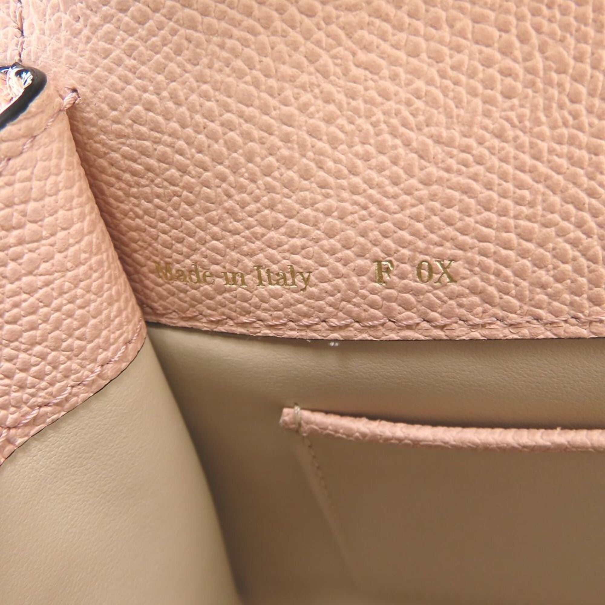 Valextra Pink Leather Handbag (Pre-Owned)