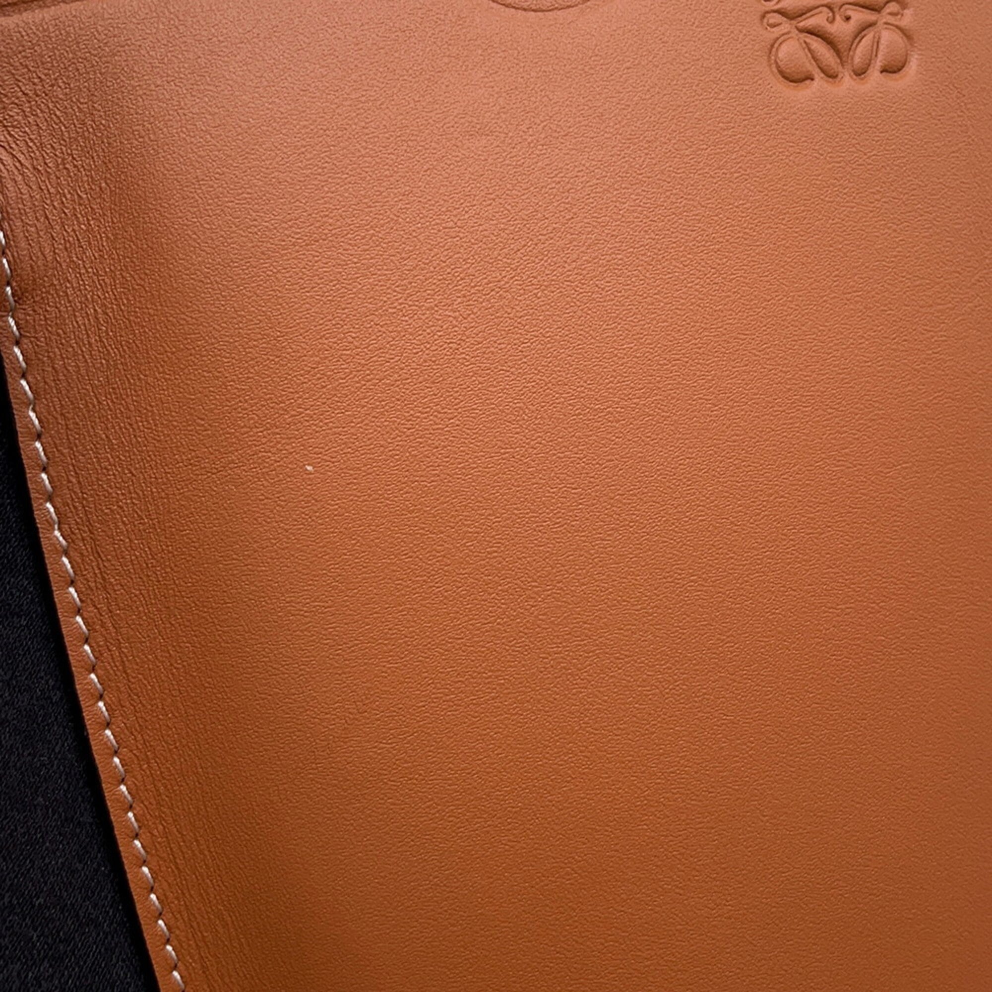 Loewe Brown Leather Handbag Pochette Pouch (Pre-Owned)
