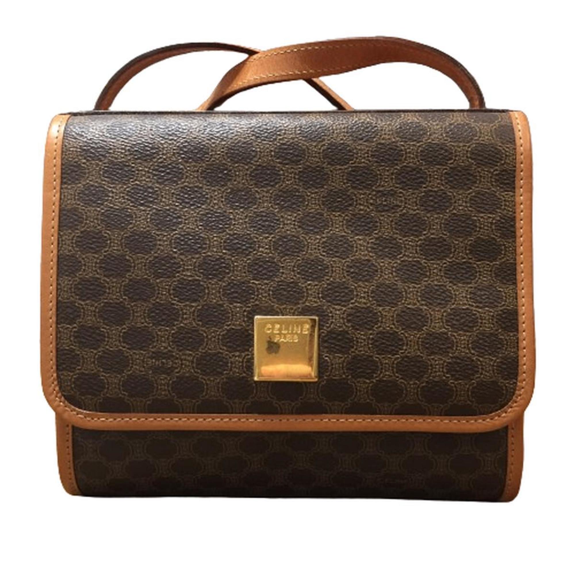 Celine Brown Pvc Leather Shoulder Bag (Pre-Owned)