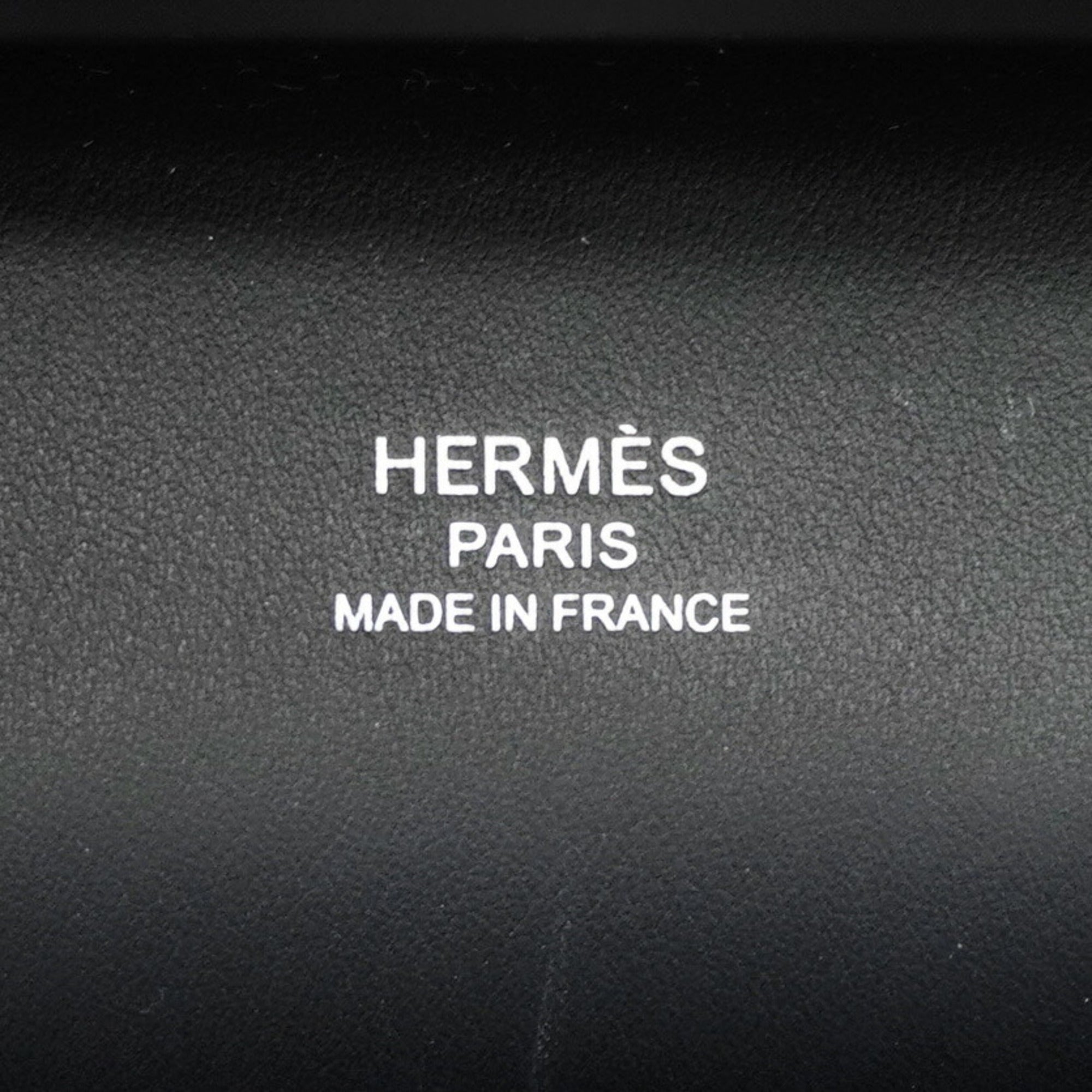 Hermes Black Toile H Swift Leather Shoulder Bag (Pre-Owned)