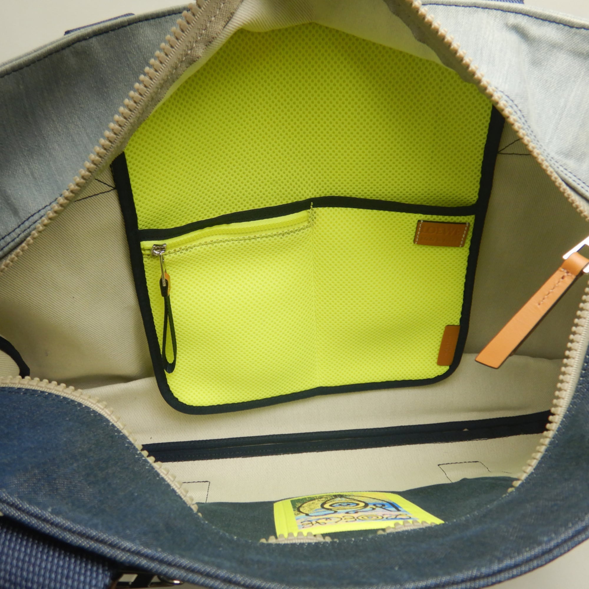 Loewe Blue Cotton Denim Tote Bag (Pre-Owned)