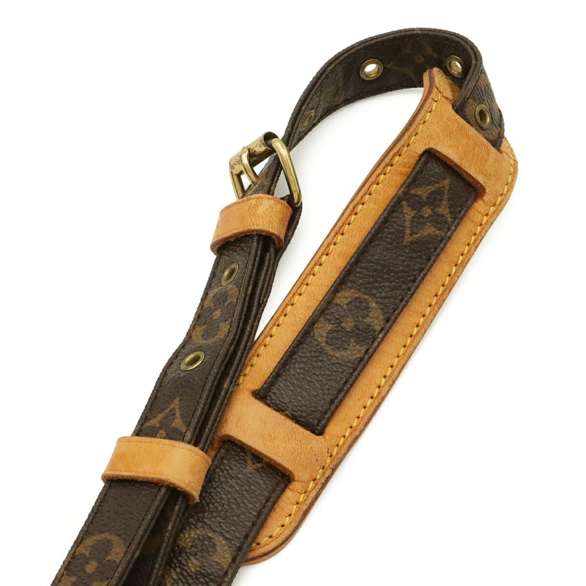 Louis Vuitton Brown Monogram Canvas Handbag Shoulder Bag (Pre-Owned)