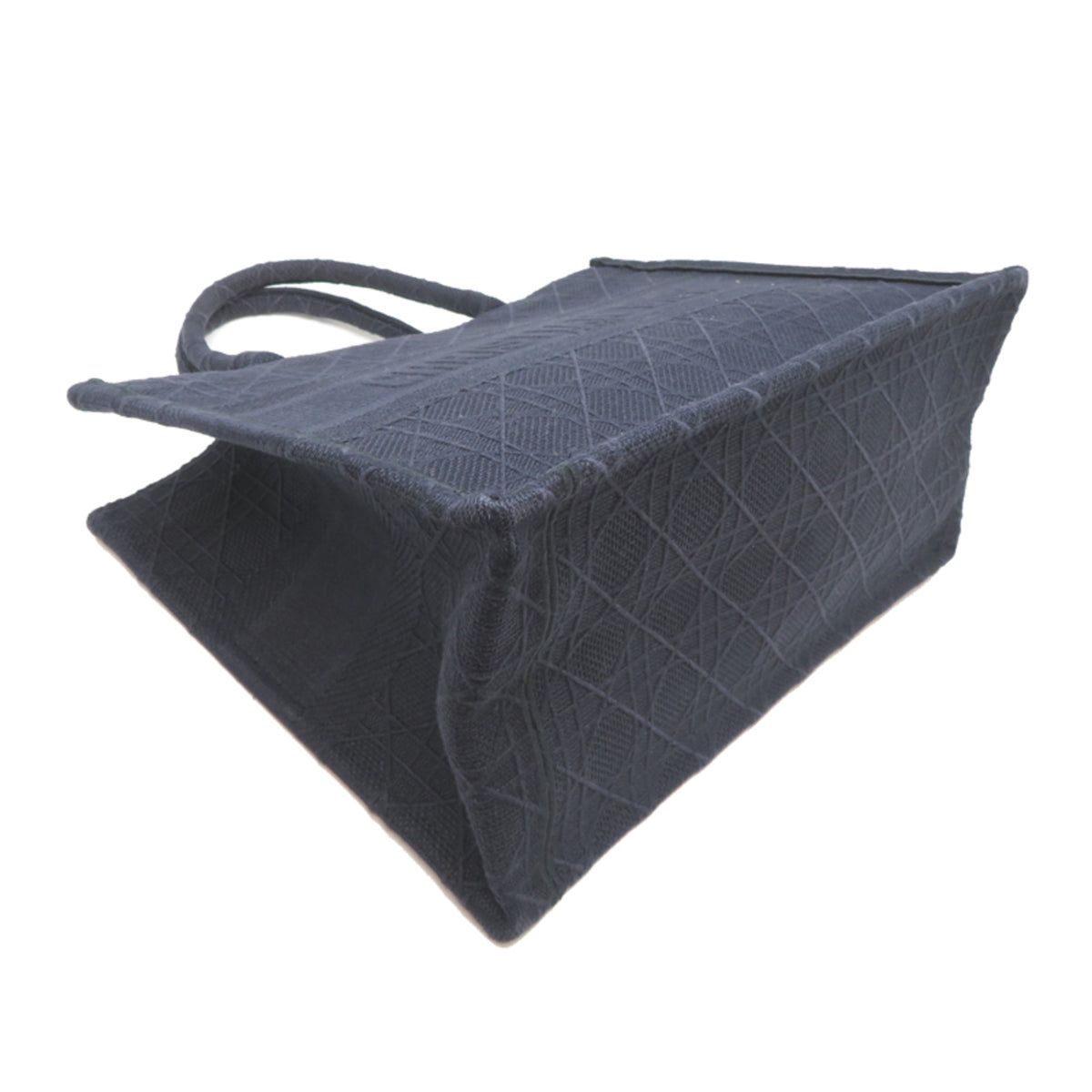 Christian Dior Navy Canvas Tote Bag (Pre-Owned)