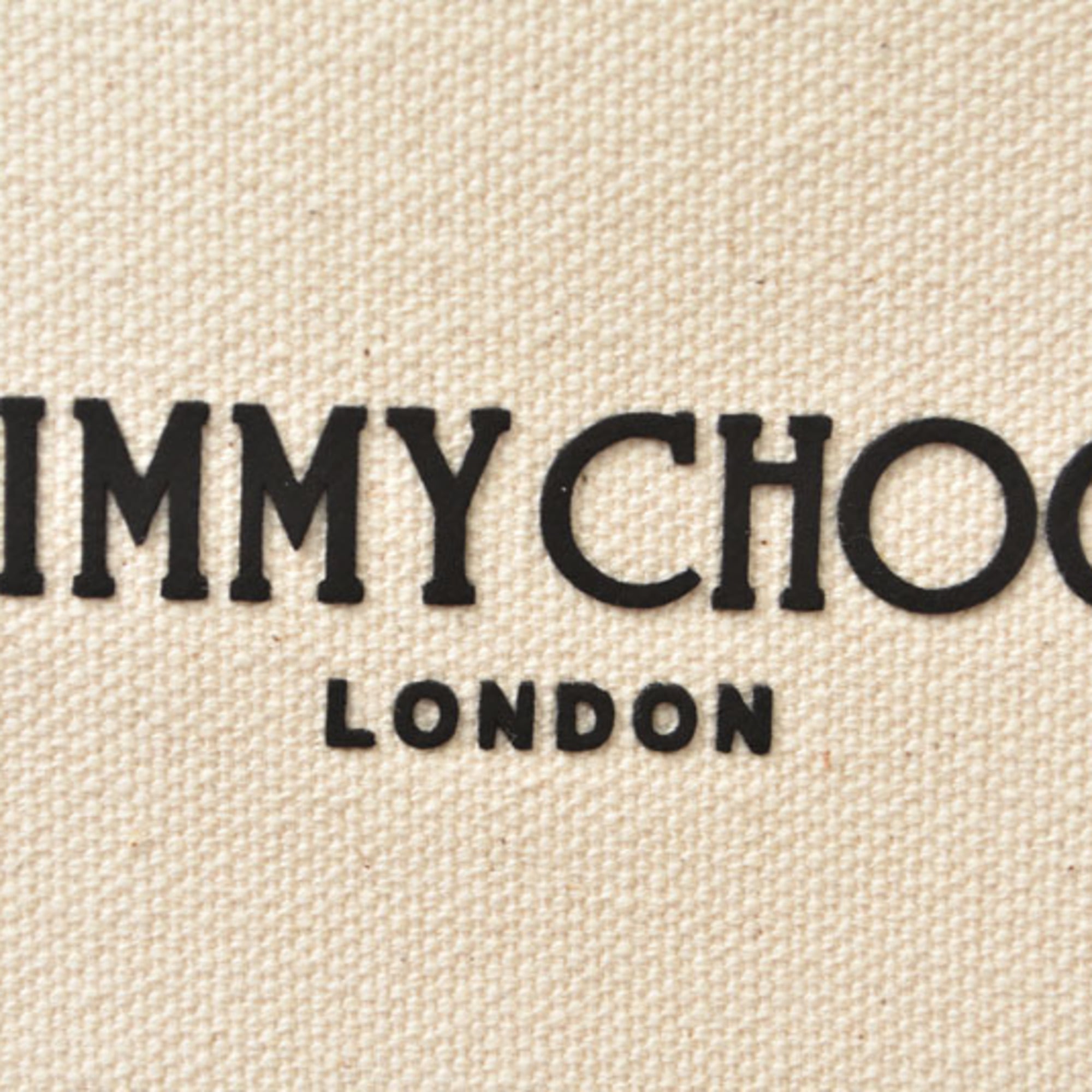 Jimmy Choo Cotton Shoulder Bag Tote Bag (Pre-Owned)