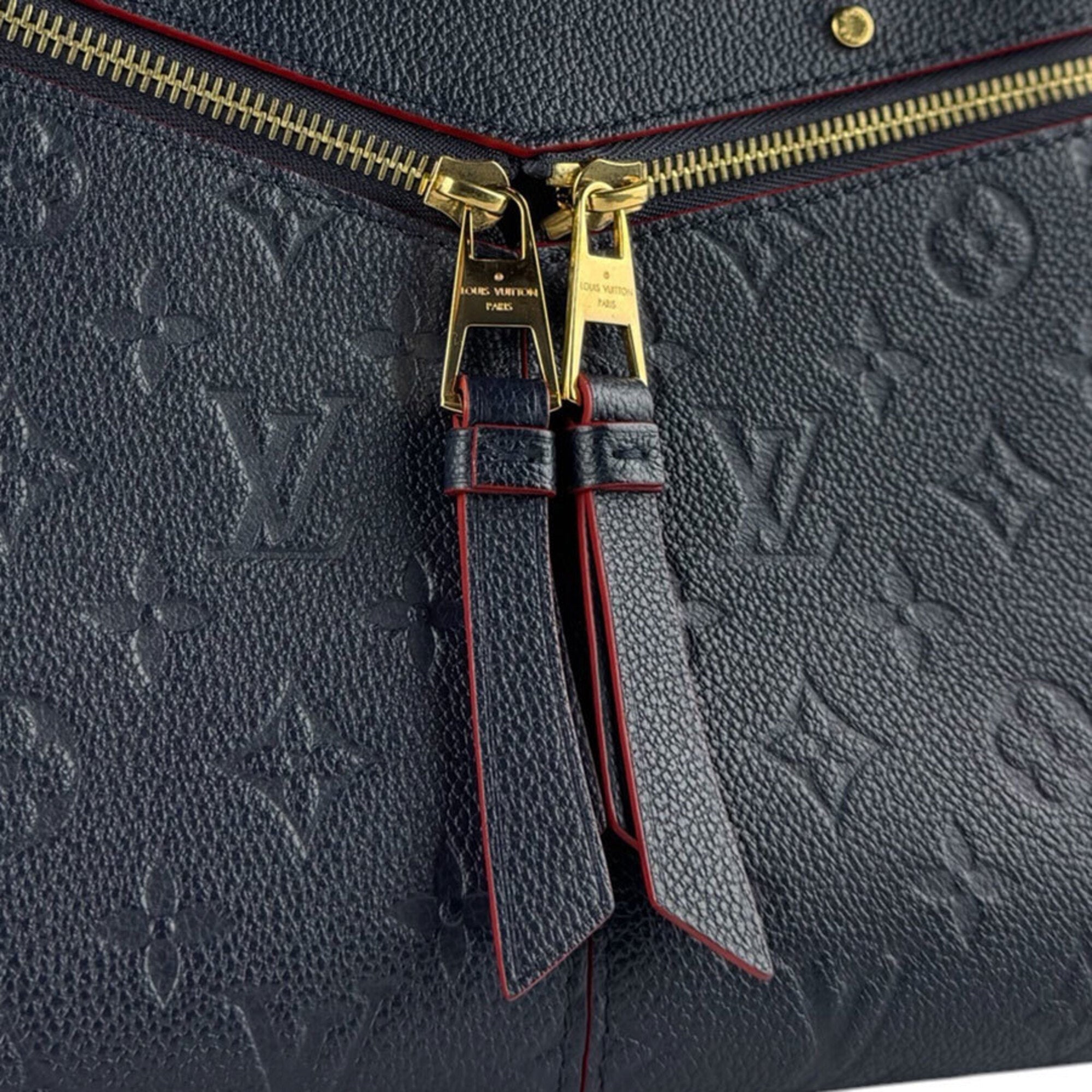 Louis Vuitton Marine Rouge Monogram Empreinte Handbag Shoulder Bag (Pre-Owned)