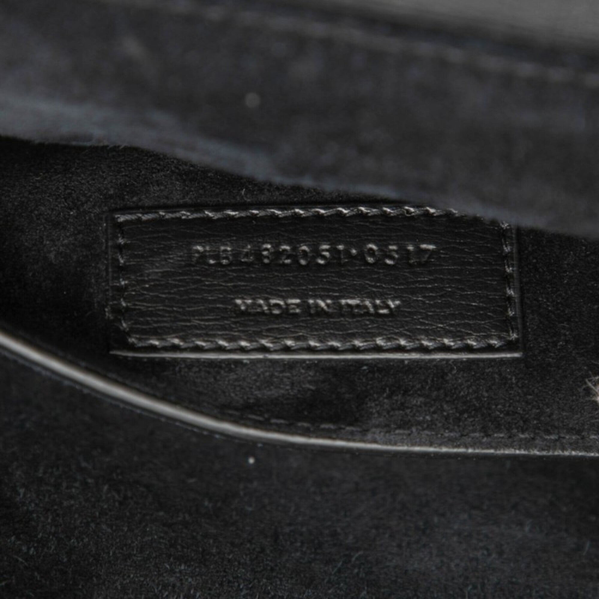Saint Laurent Black Leather Handbag Shoulder Bag (Pre-Owned)
